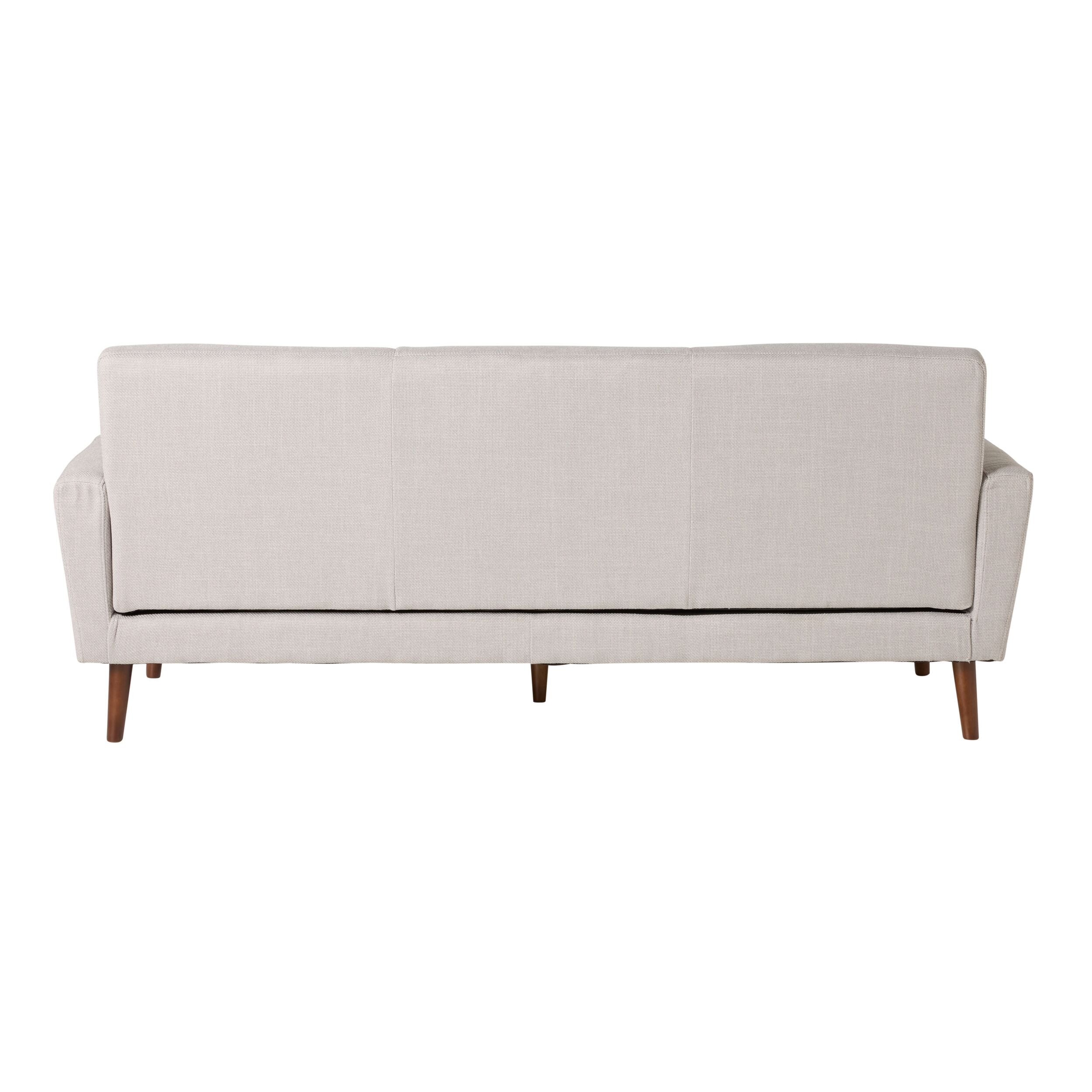 Frankie 3 Seater Sofa Grey Mist Weave - Image 4