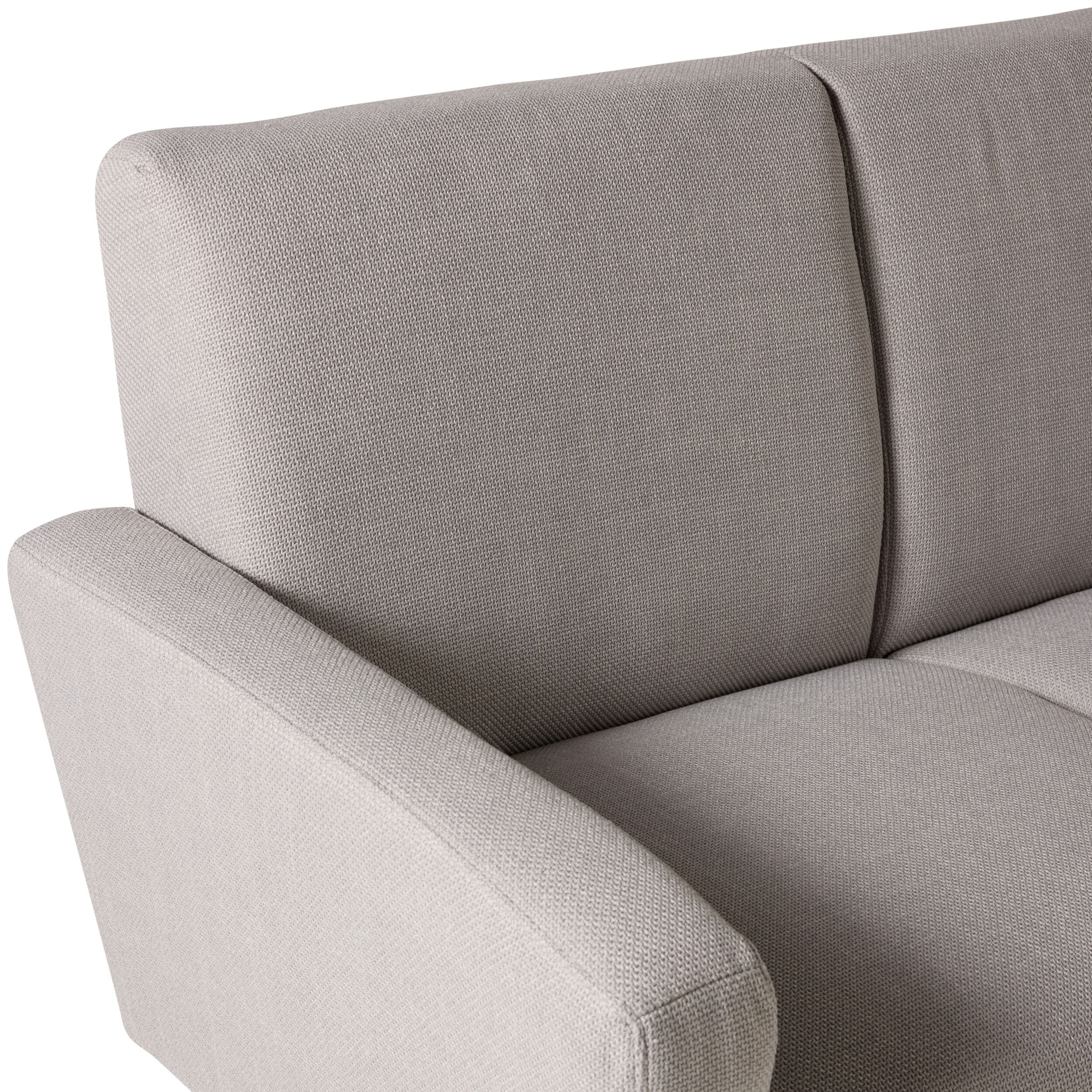 Frankie 3 Seater Sofa Grey Mist Weave - Image 5