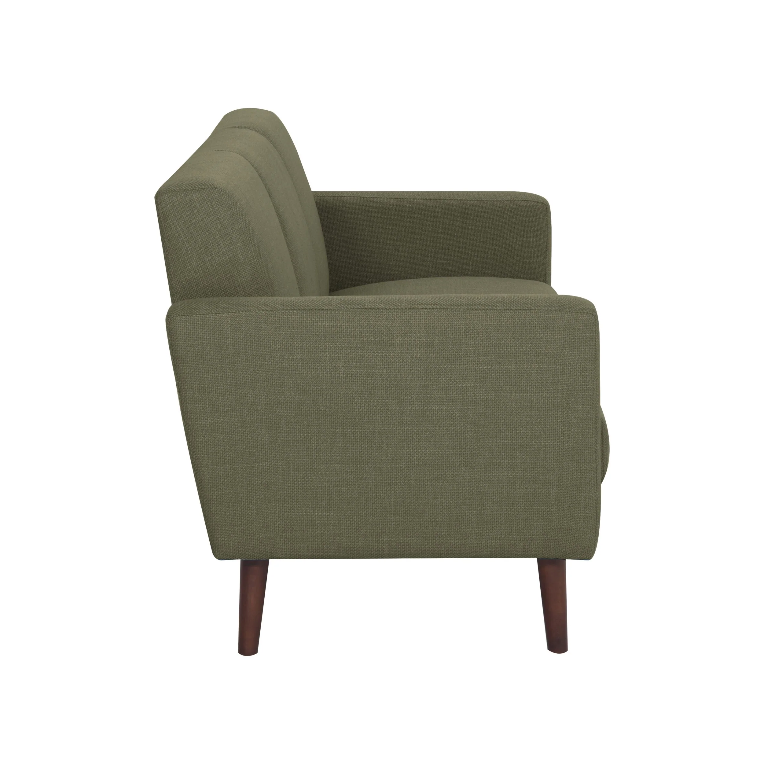 Frankie 3 Seater Sofa Olive Green Weave - Image 3