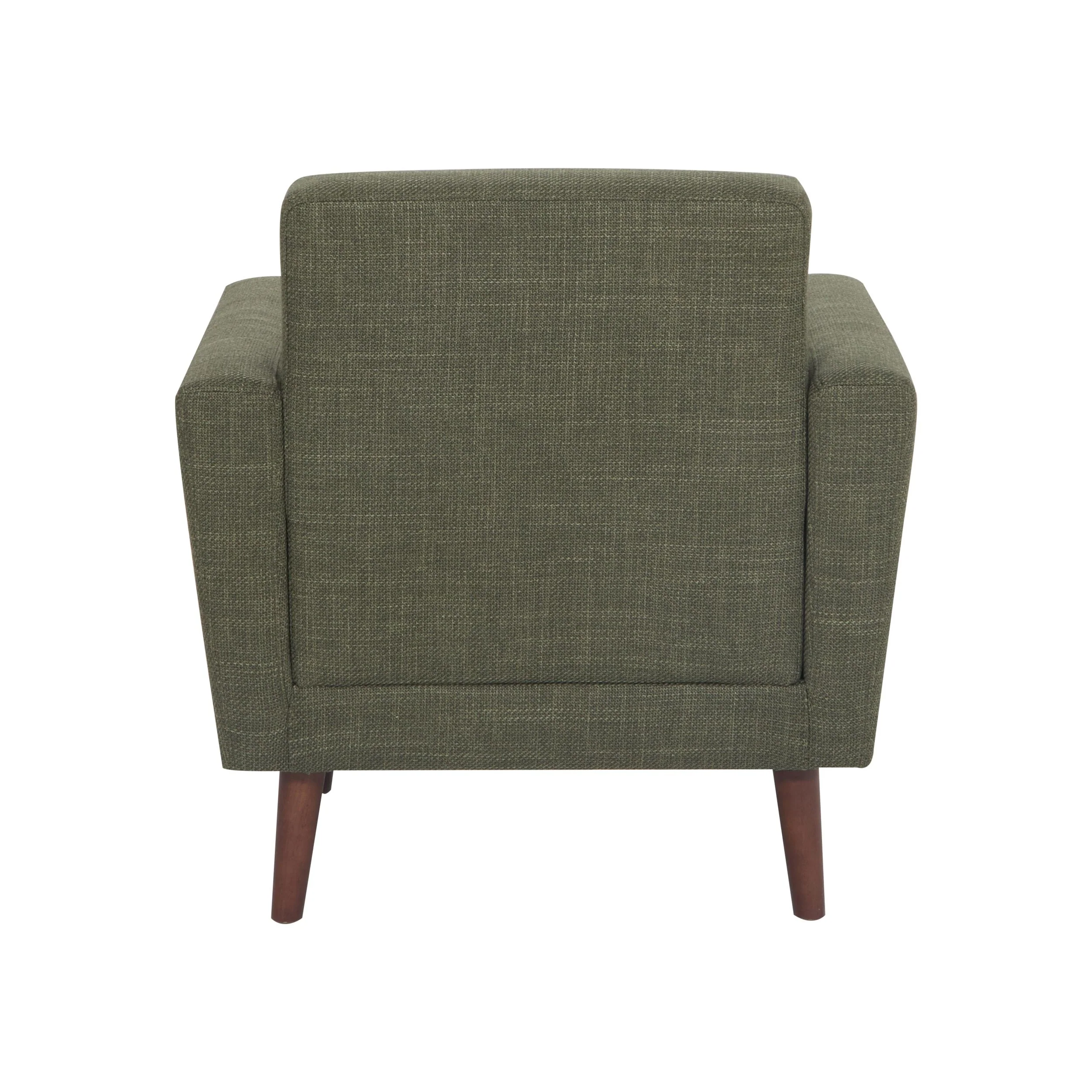 Frankie Armchair Olive Green Weave - Image 4