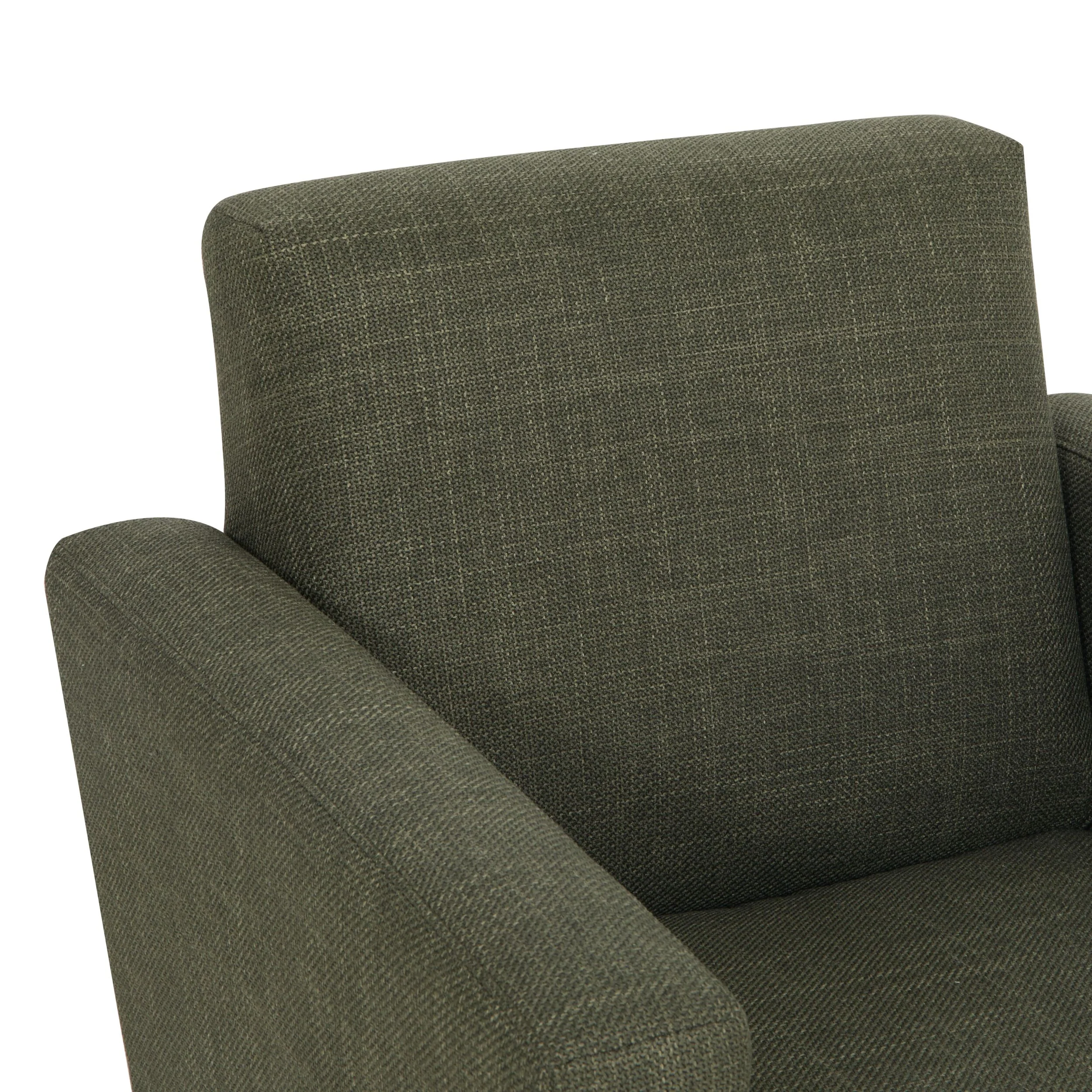 Frankie Armchair Olive Green Weave - Image 5