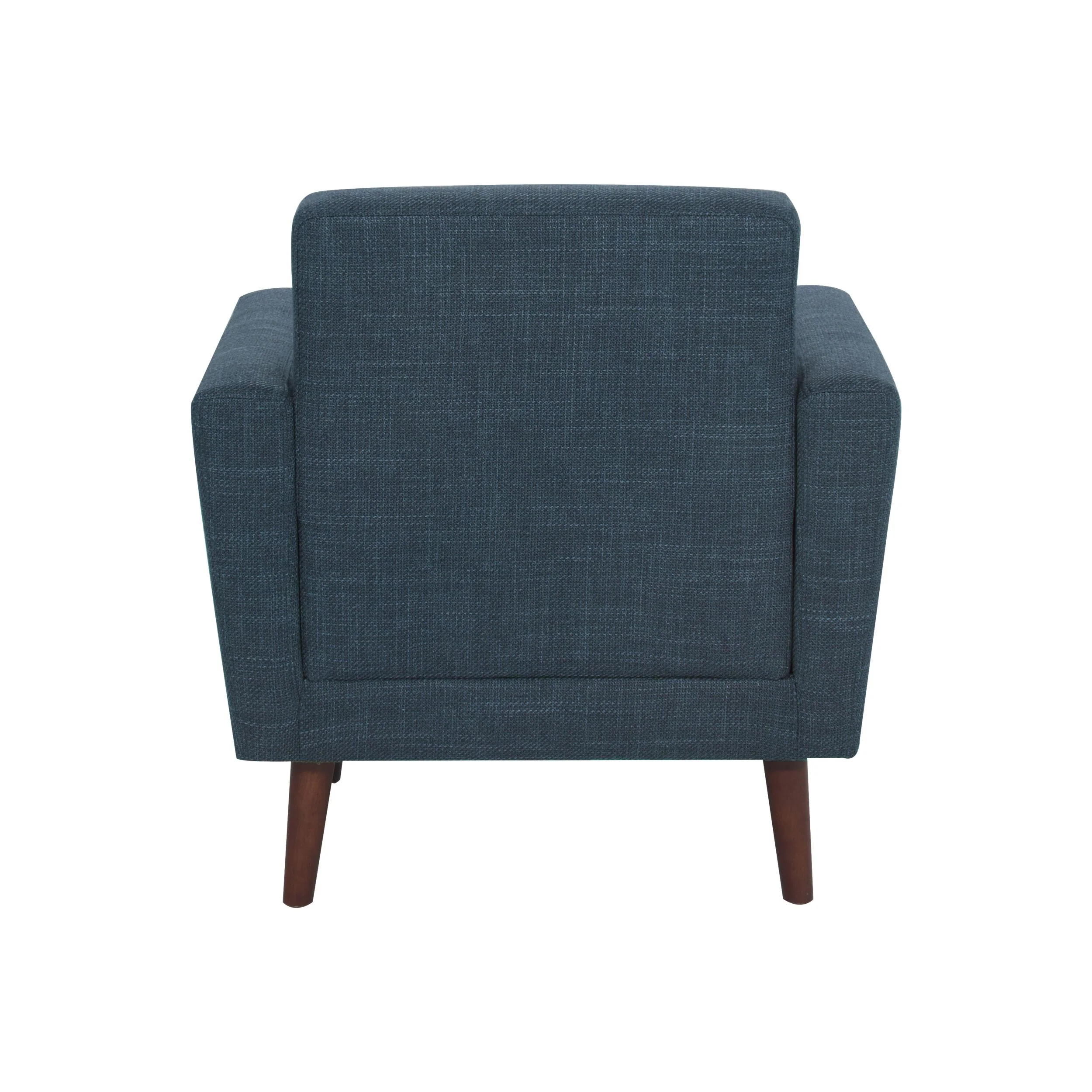 Frankie Armchair Steel Blue Weave - Image 4