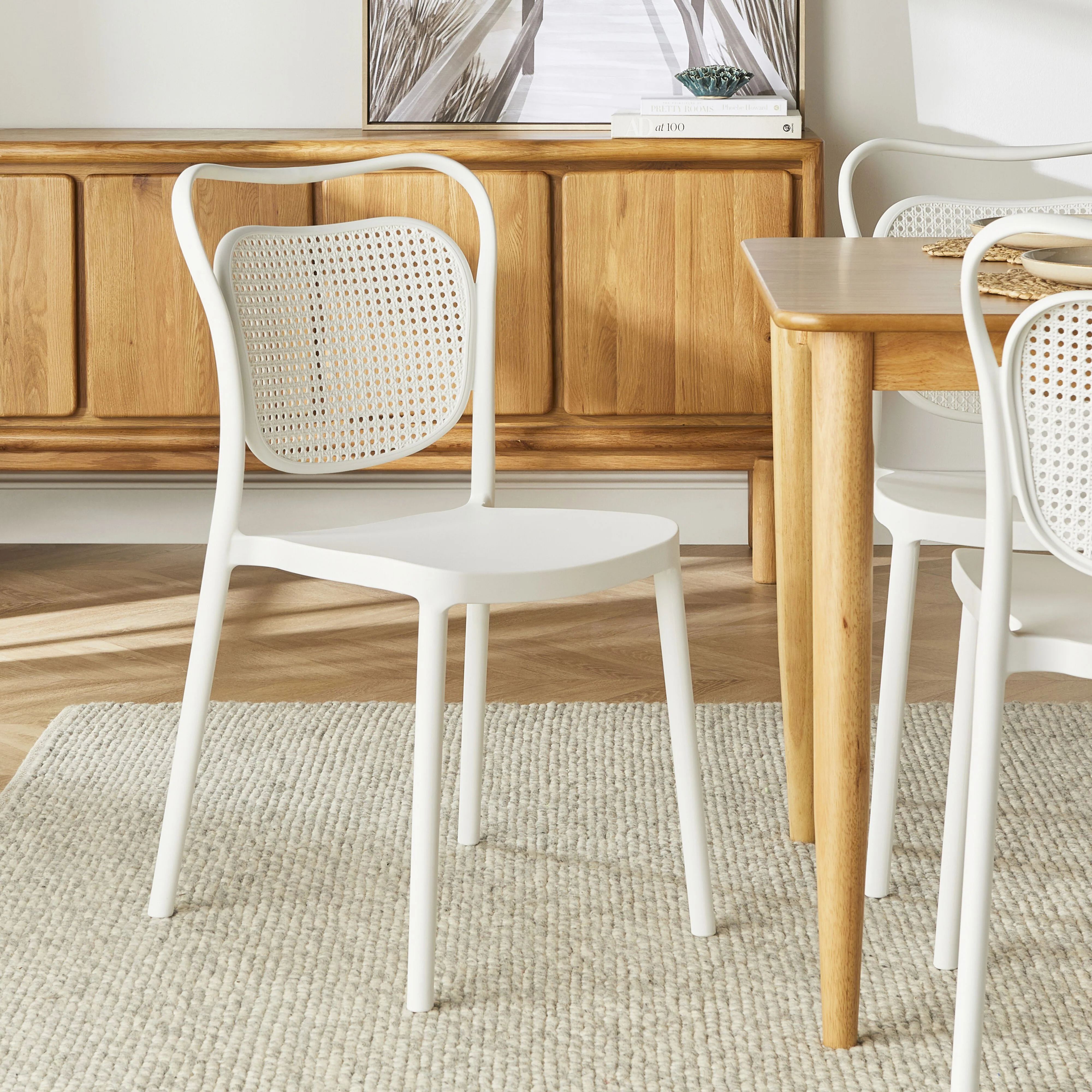 Frankie Dining Chair White - Image 6