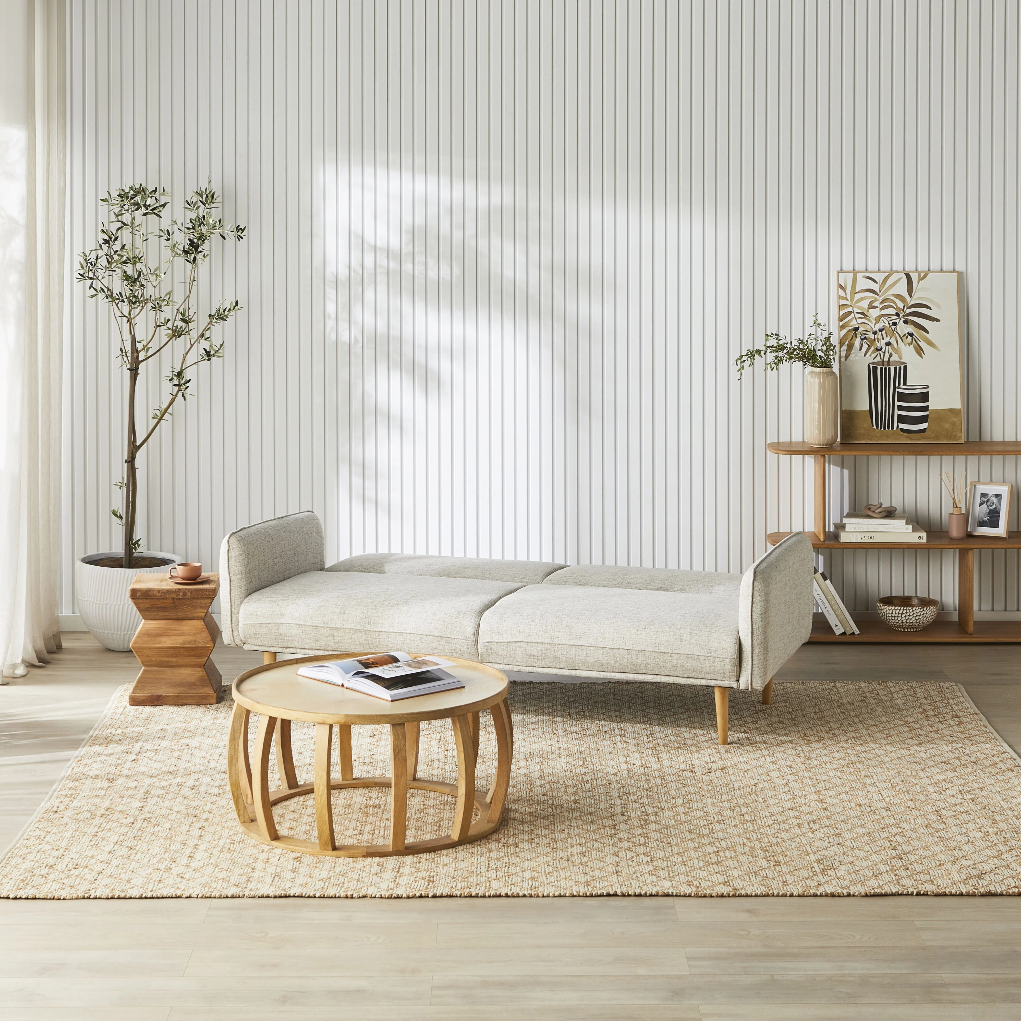 Fraser Sofa Bed Champagne - Image 10