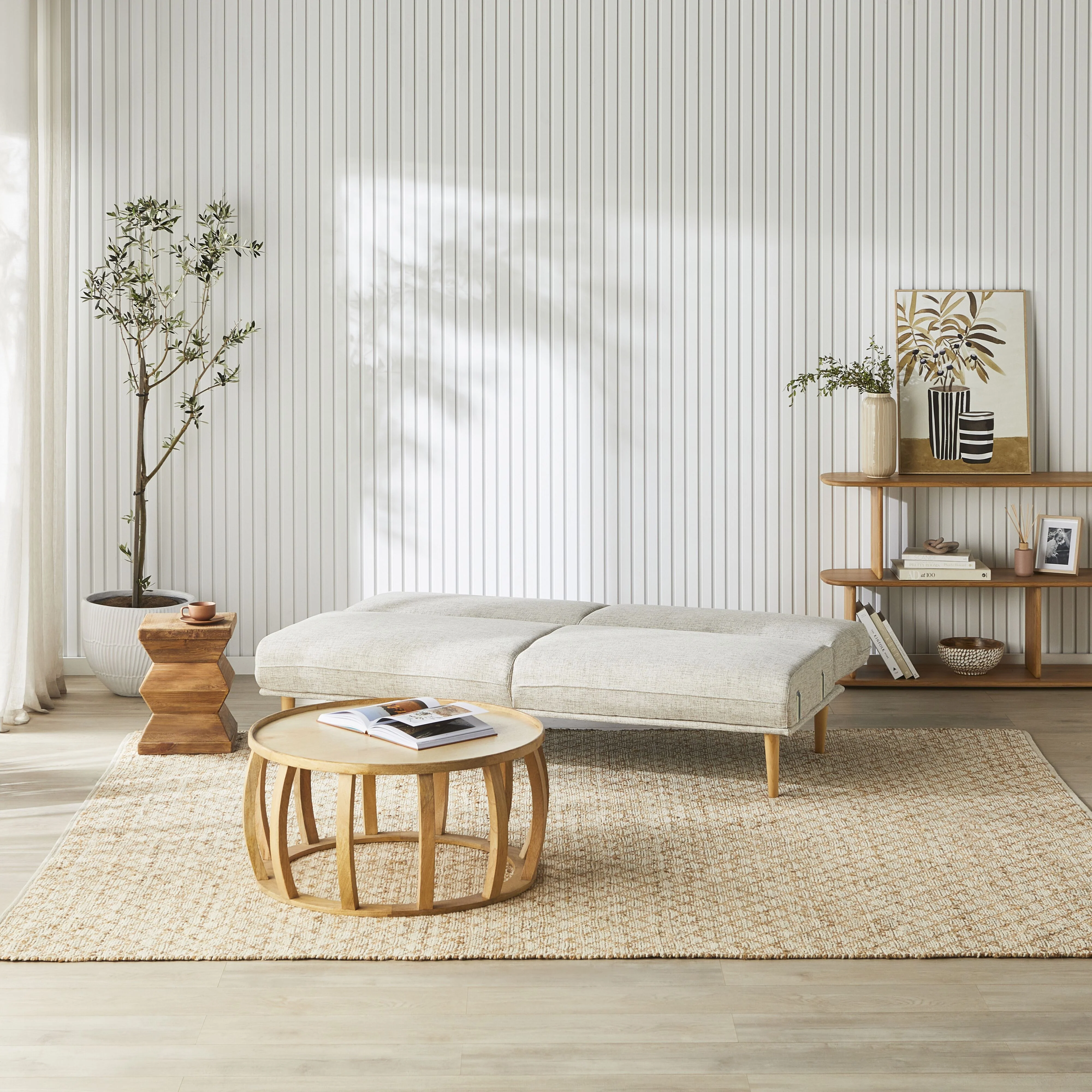 Fraser Sofa Bed Champagne - Image 11