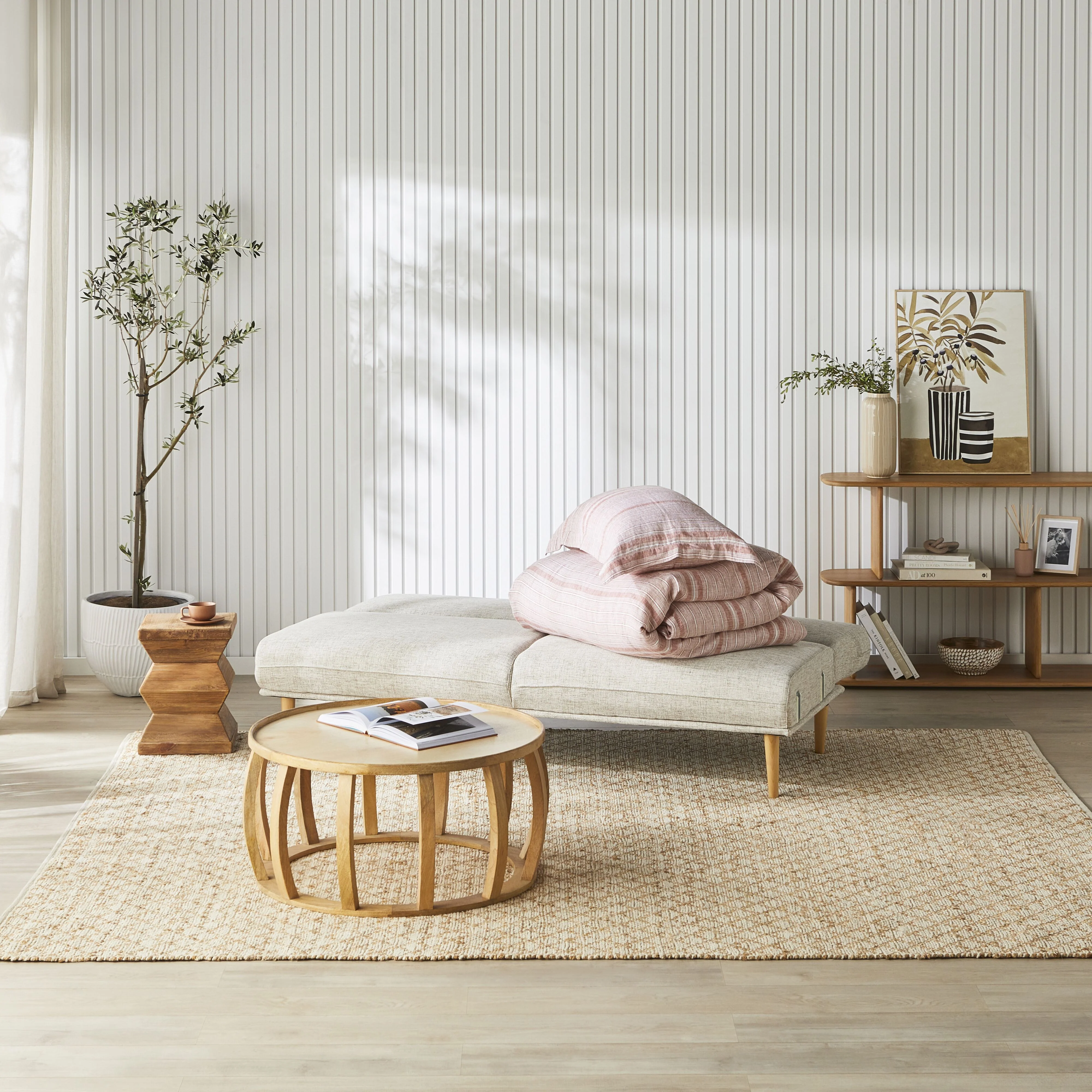 Fraser Sofa Bed Champagne - Image 12