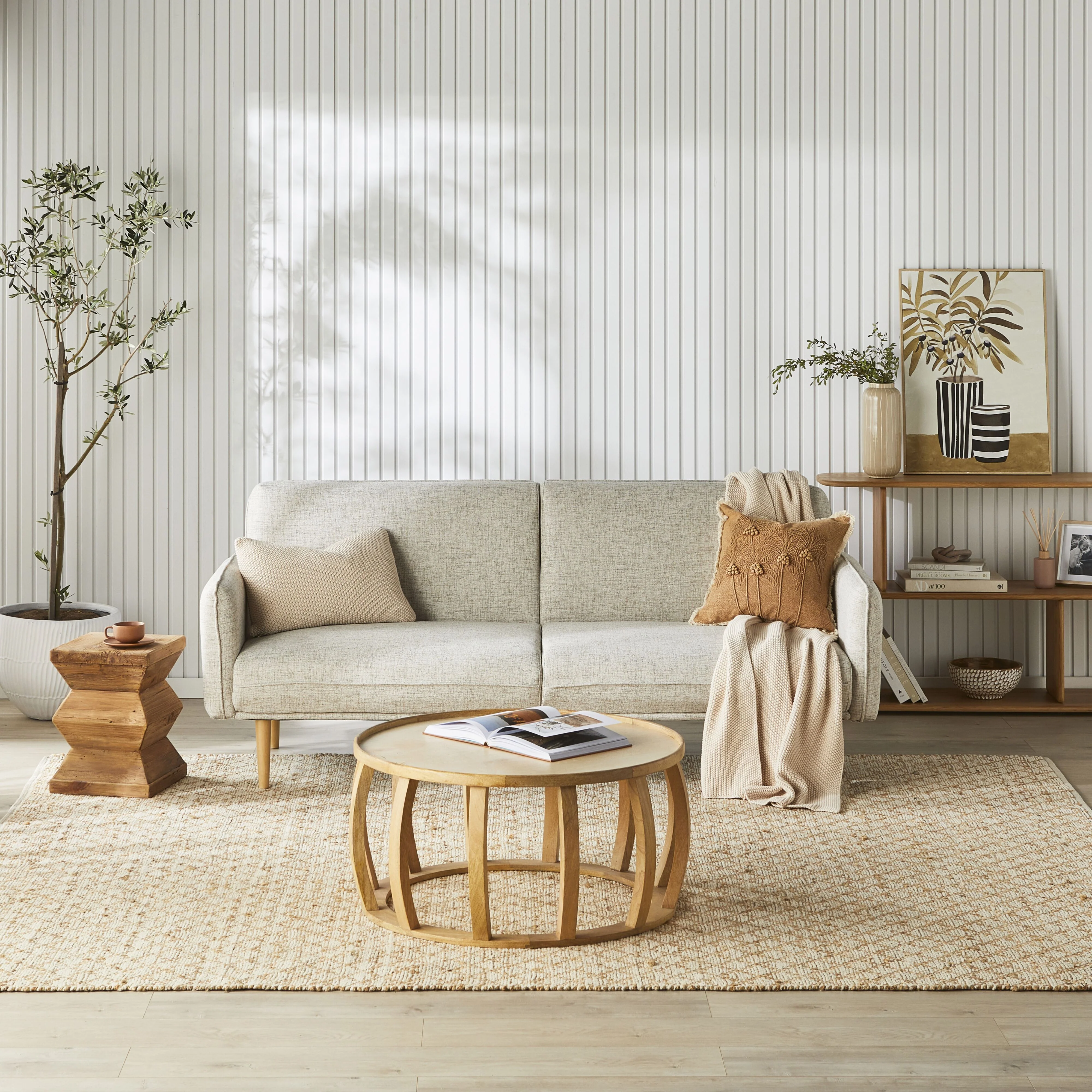 Fraser Sofa Bed Champagne - Image 14