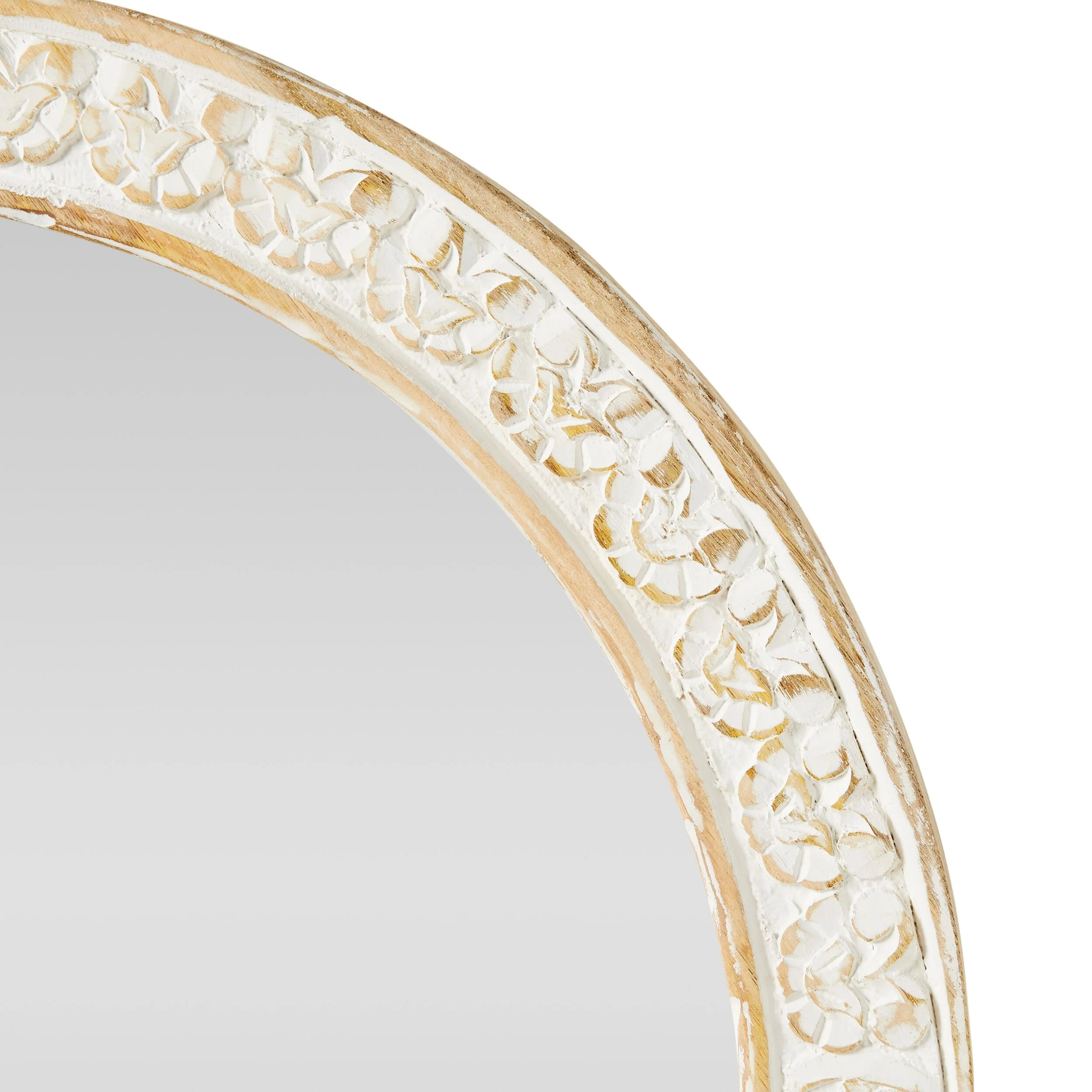 Frieze Handcarved Arched Mirror 60x90cm - Image 2