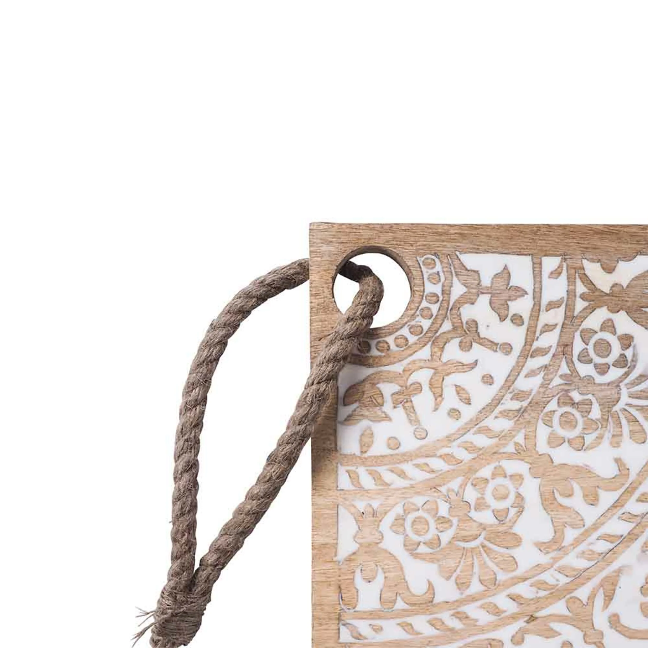 Frieze Wooden Carved Cutting Board with Resin Inlay 36x27cm - Image 2