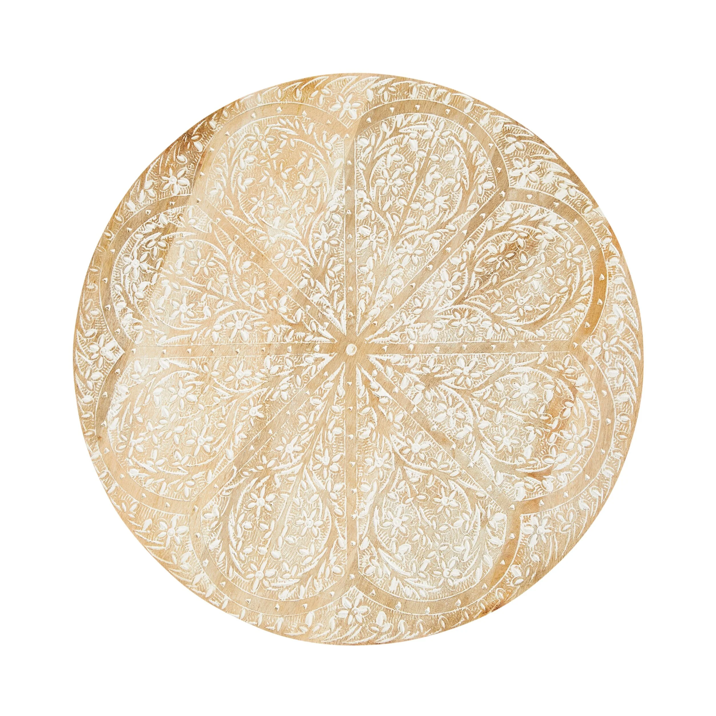 Frieze Wooden Carved Lazy Susan 46cm - Image 2