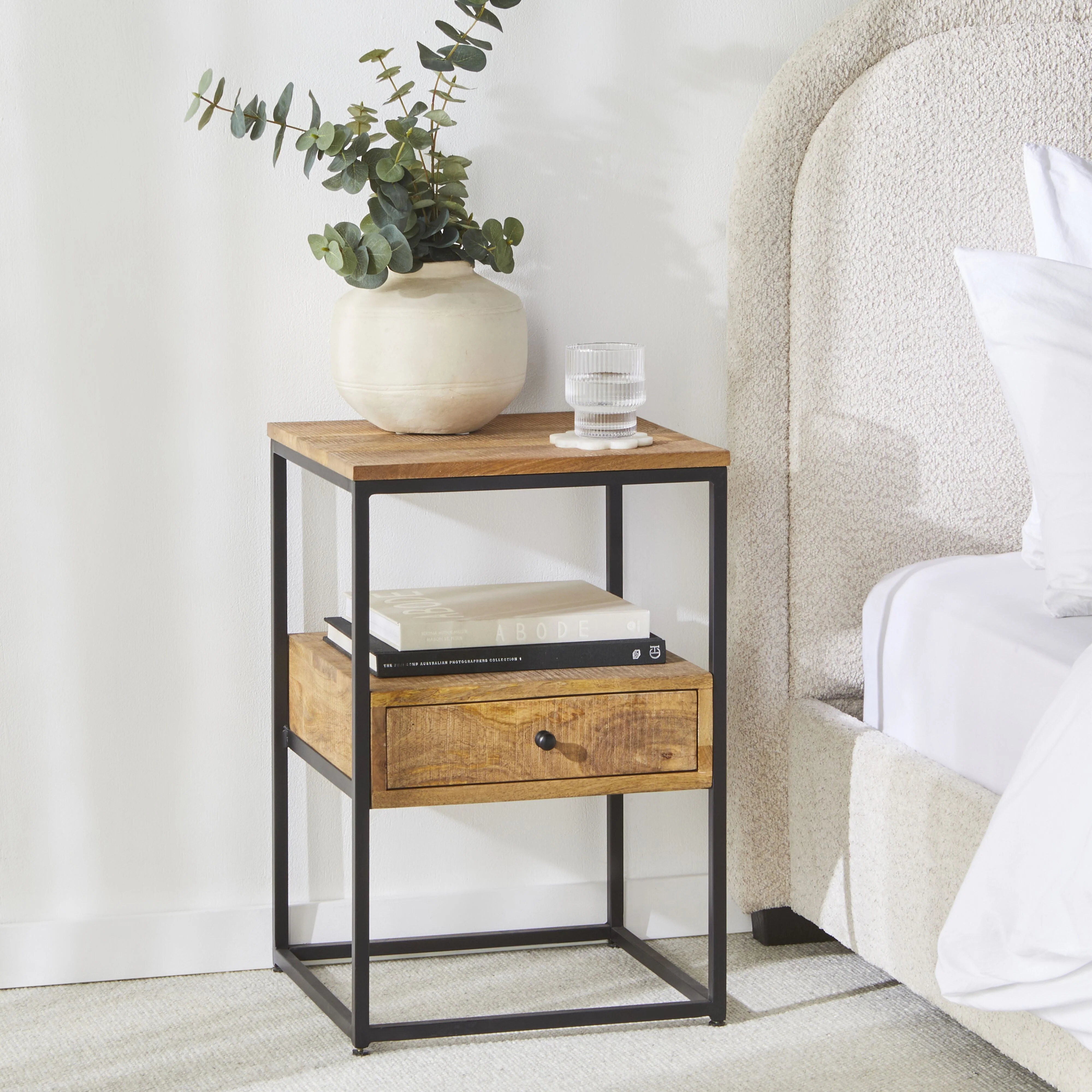 Fulham 1 Drawer Bedside Table - Image 10