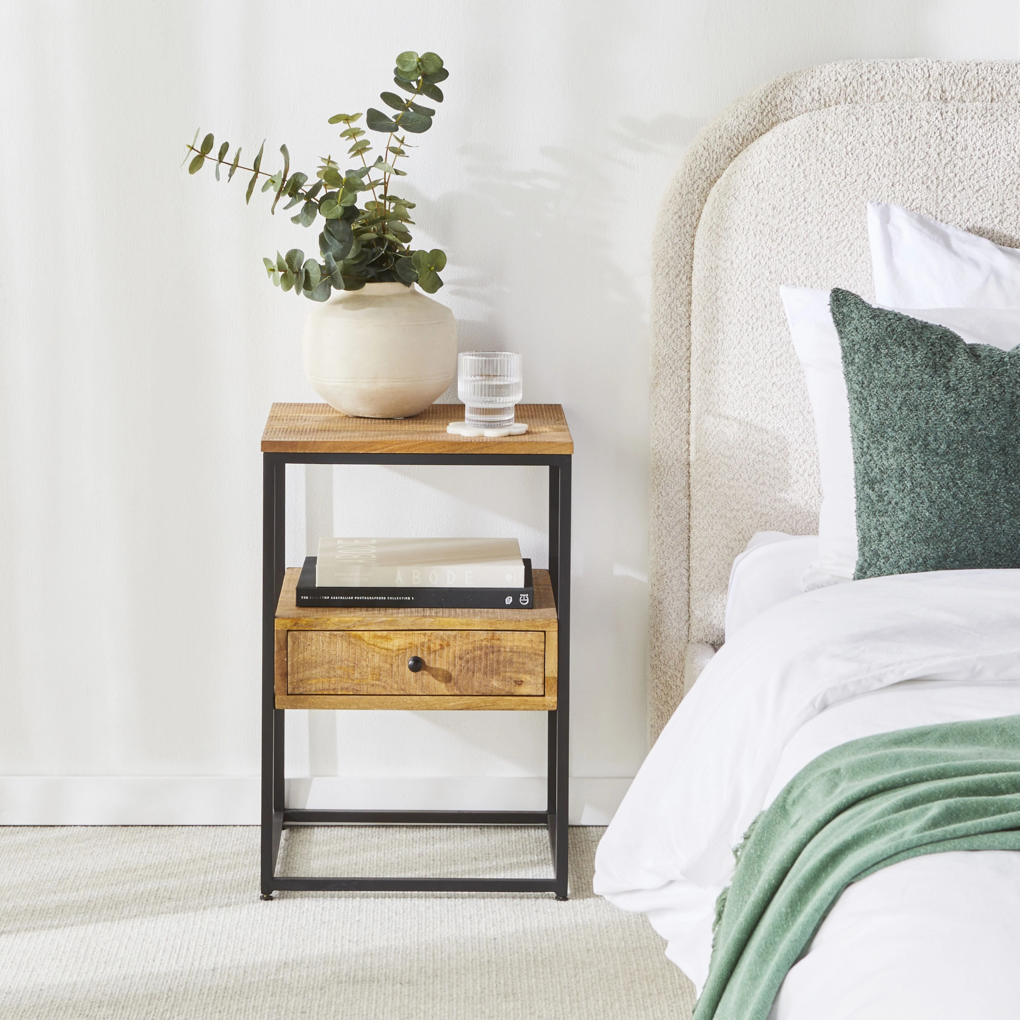 Fulham 1 Drawer Bedside Table - Image 9