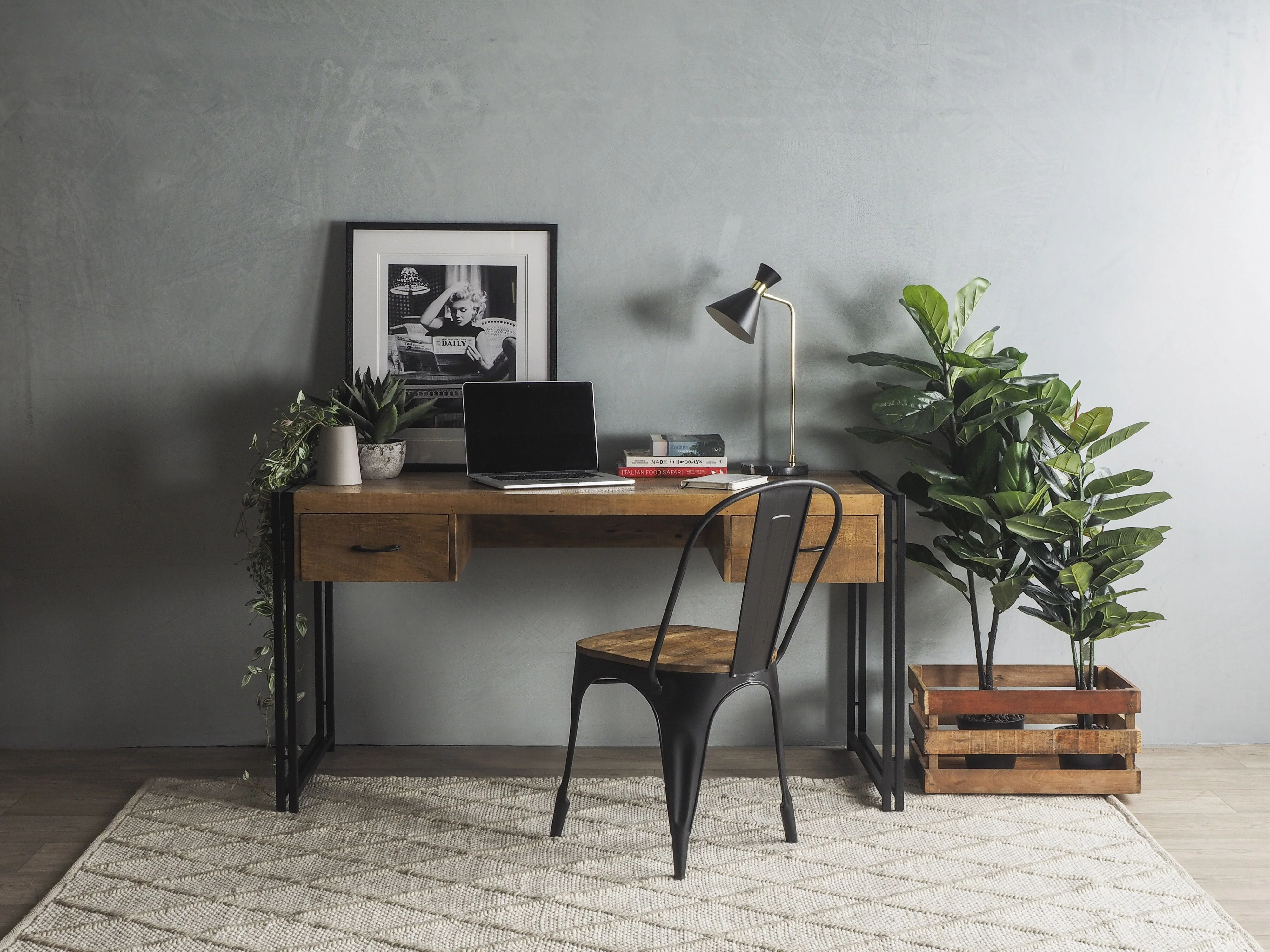 Fulham 2 Drawer Desk - Image 8