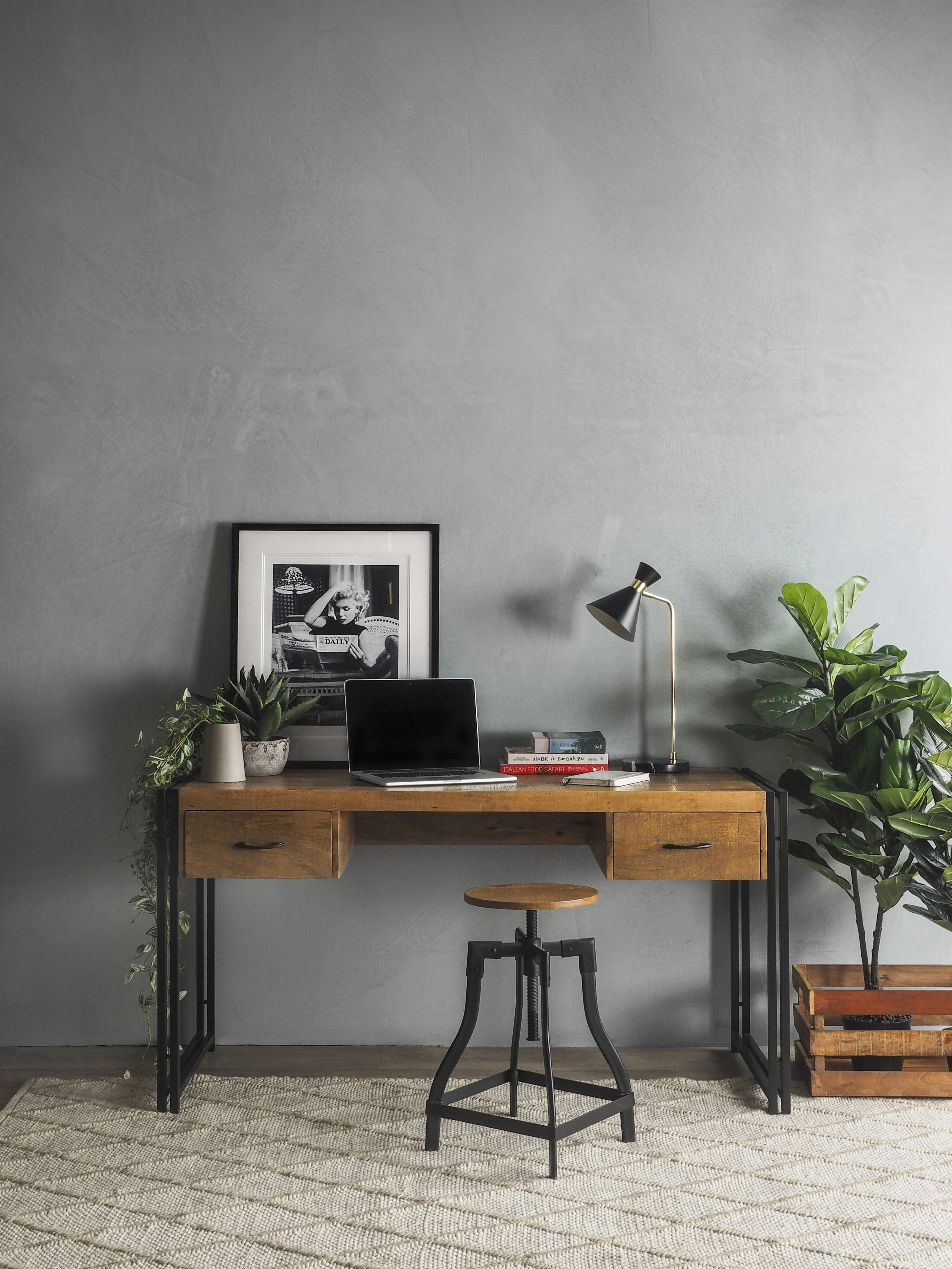 Fulham 2 Drawer Desk - Image 9