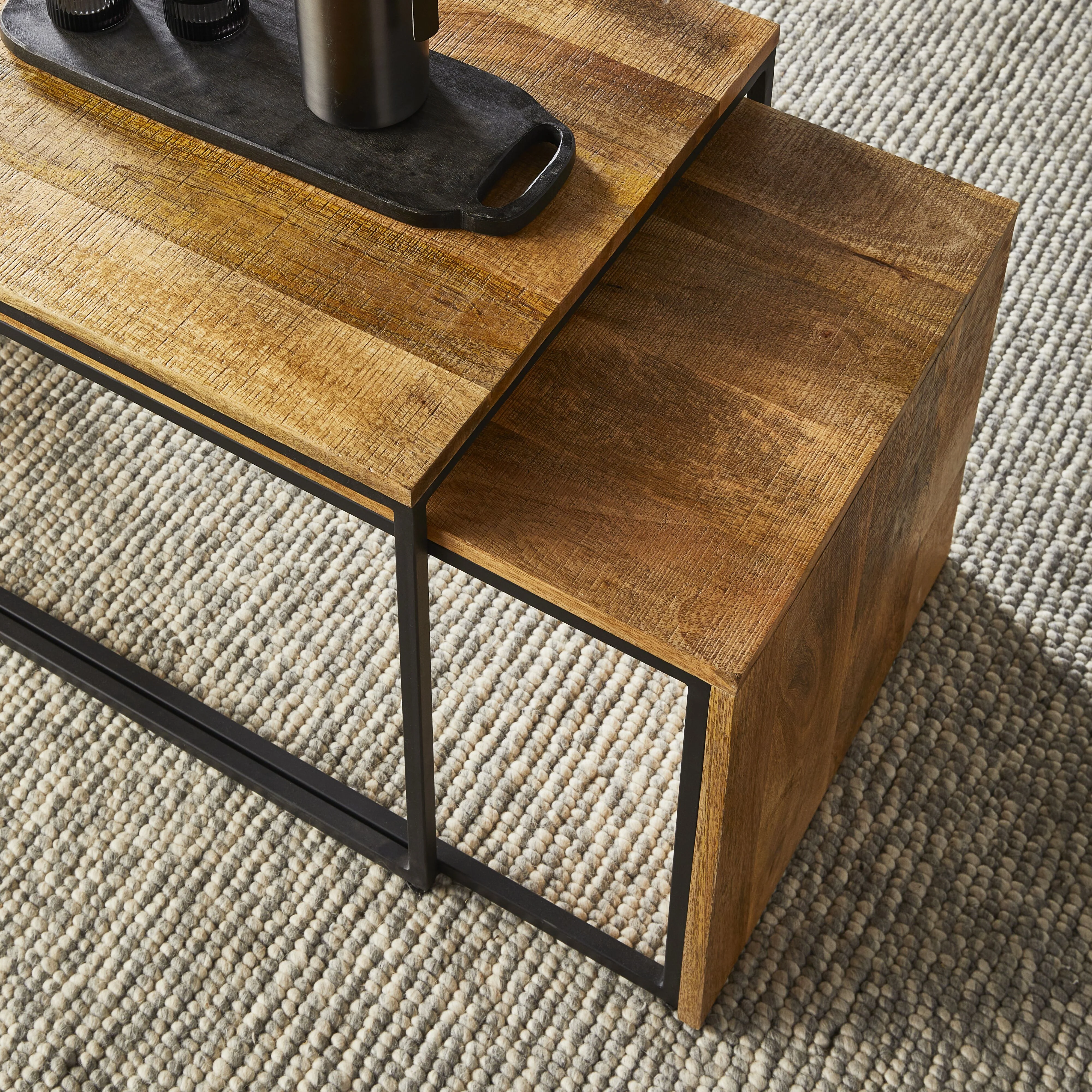 Fulham 2 Piece Nesting Coffee Table Set - Image 10