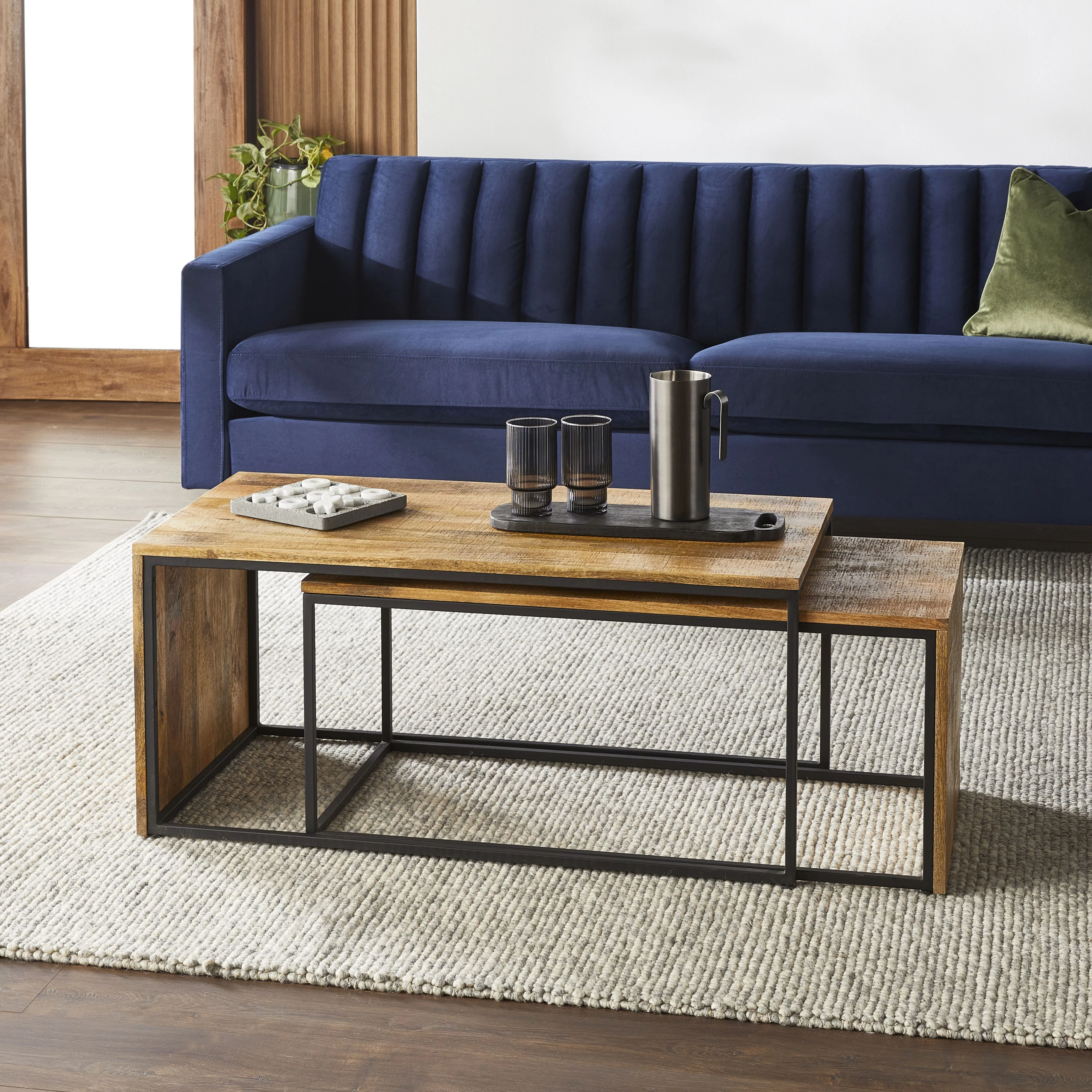 Fulham 2 Piece Nesting Coffee Table Set - Image 9