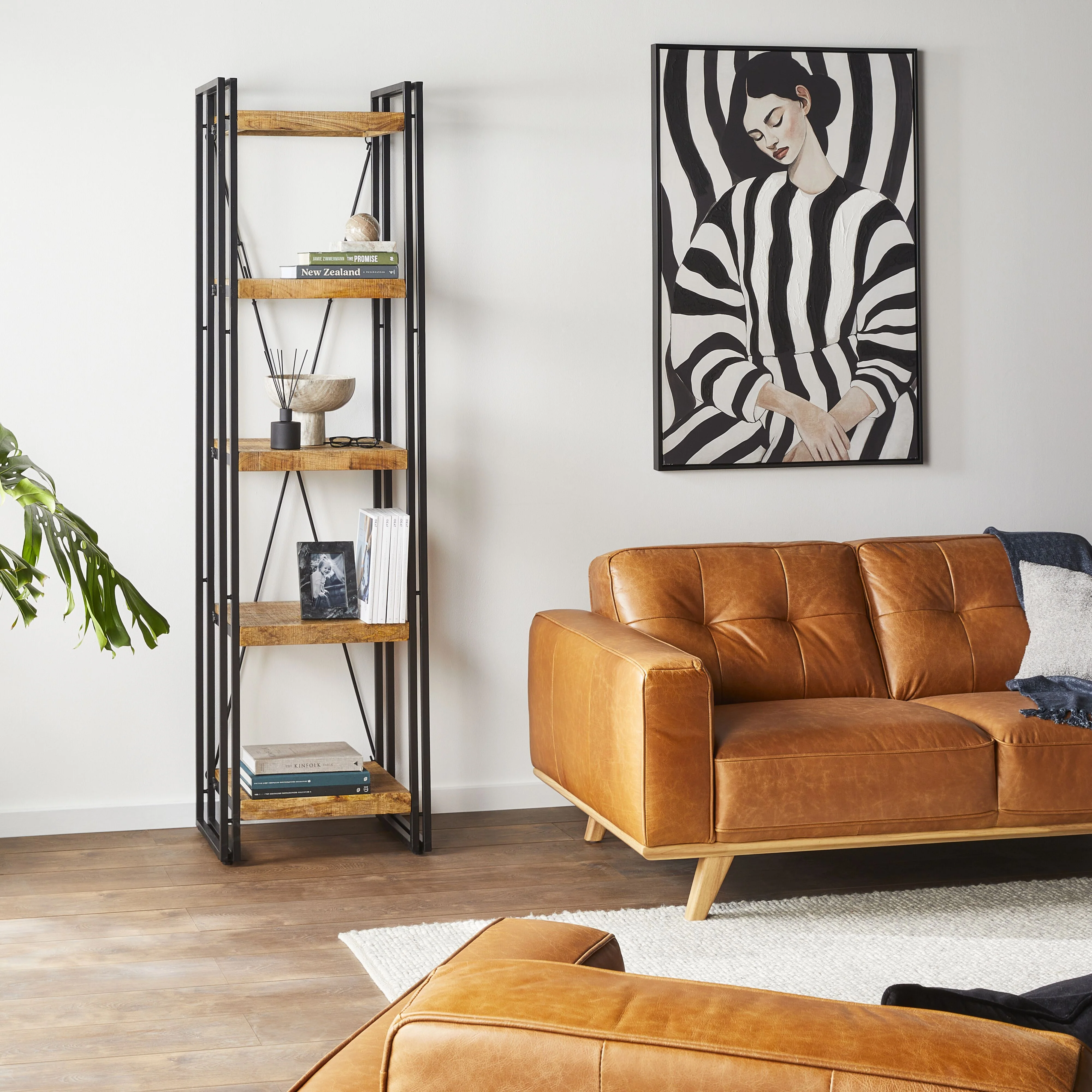 Fulham Narrow Shelving Unit 210 x 56cm - Image 6