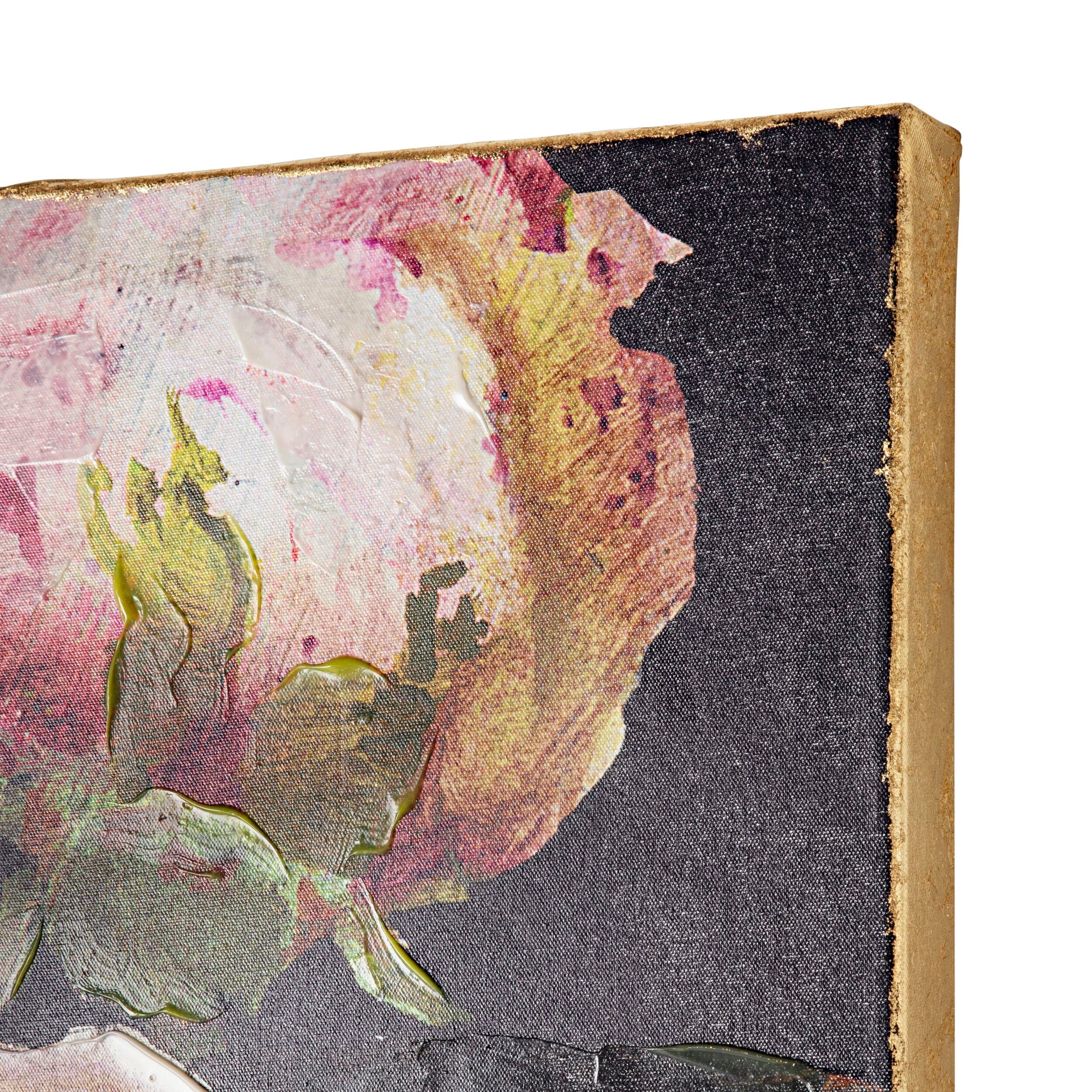 Galleries Purple Floral Collection Canvas Print 200x120cm - Image 3