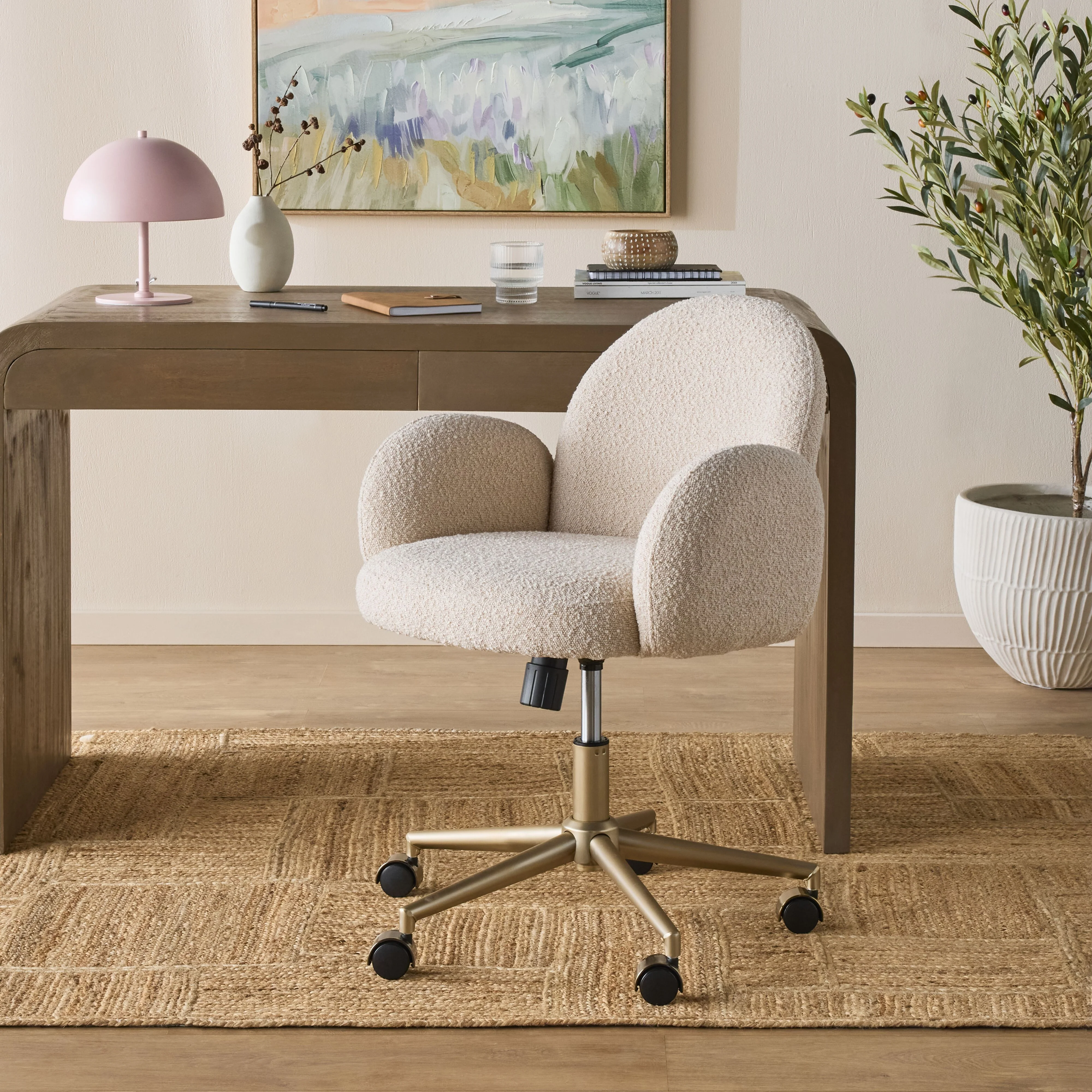 Gigi Desk Chair Natural - Image 6
