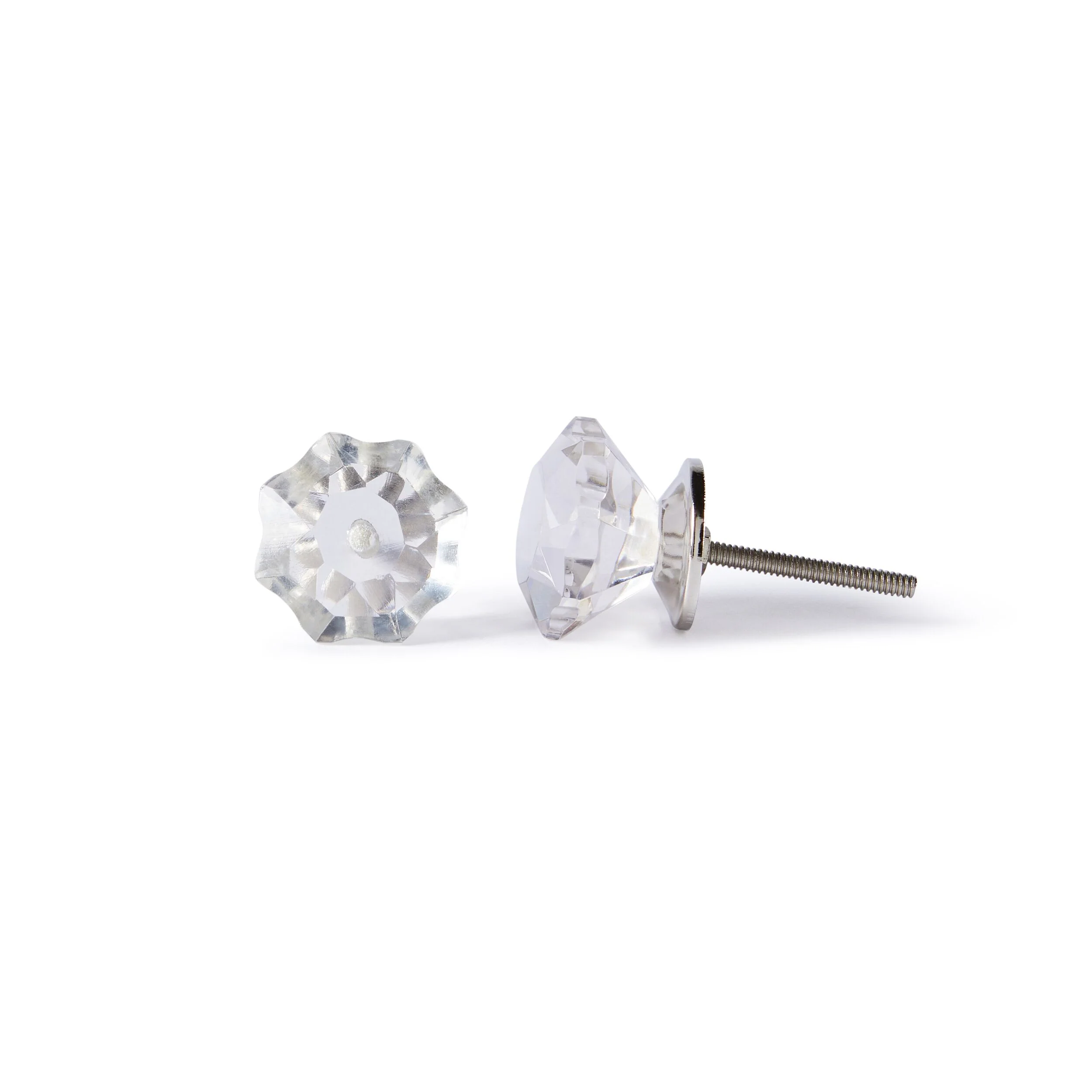 Glass Flower Knob 4cm - Image 2