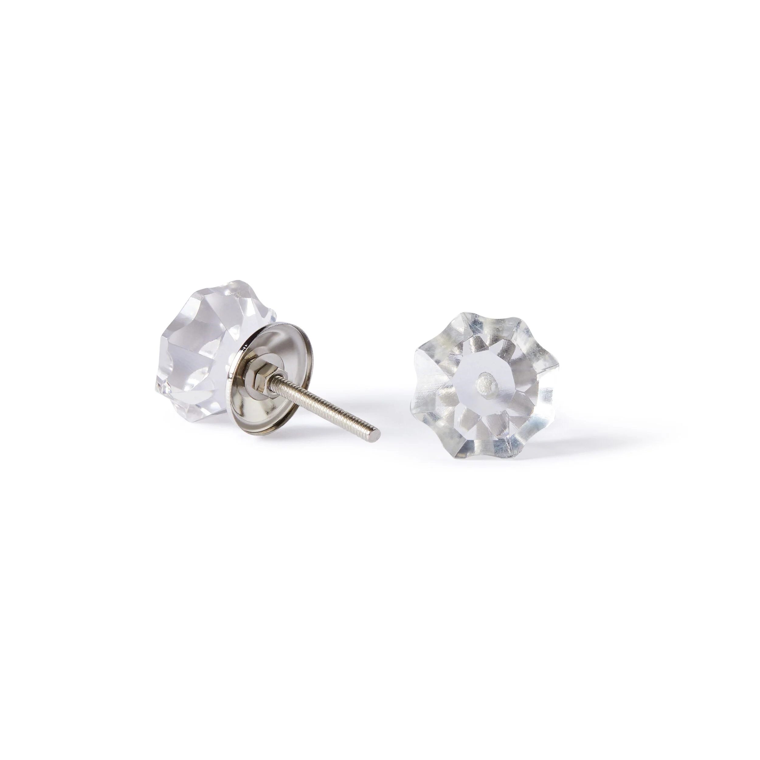 Glass Flower Knob 4cm - Image 3