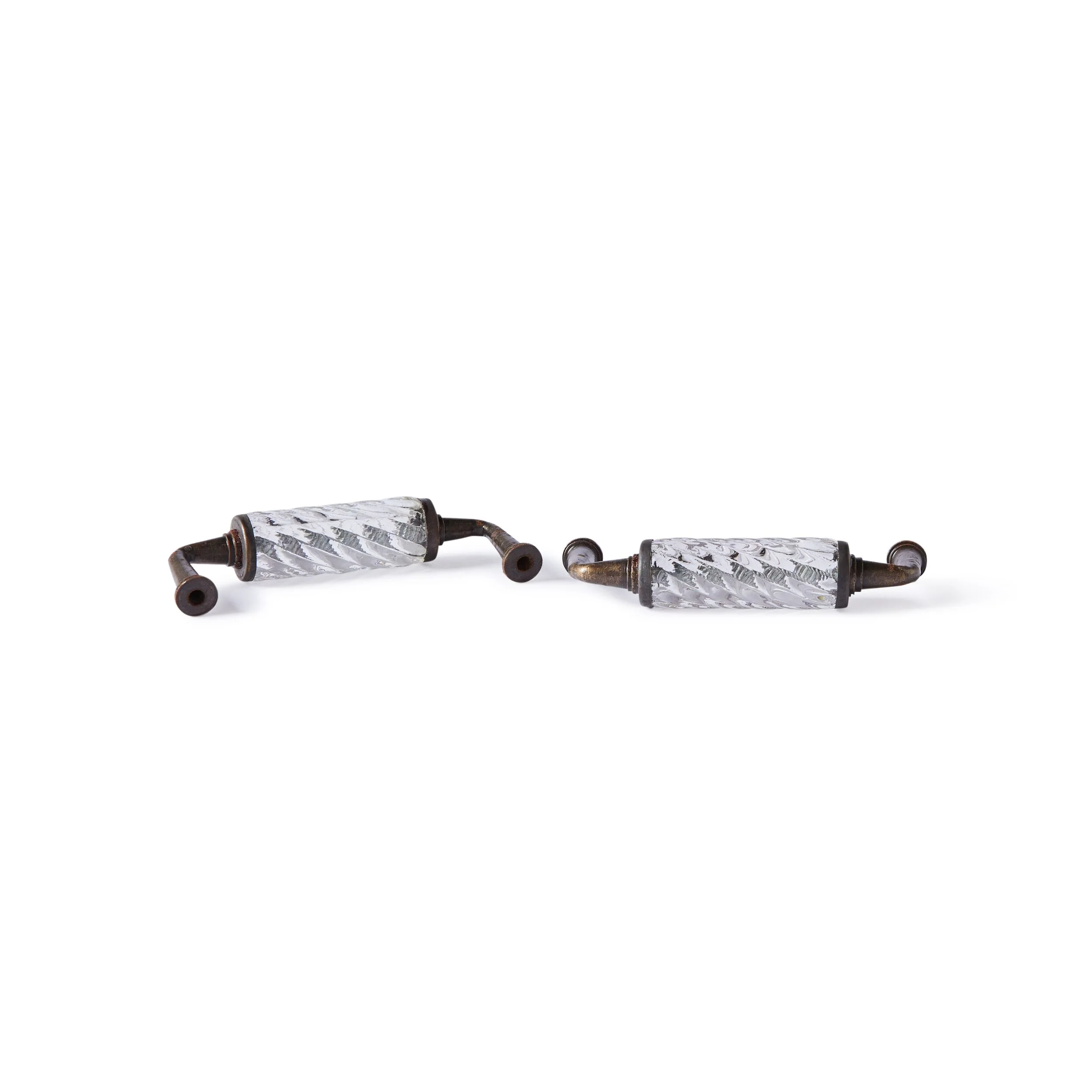 Glass Spiral Handle 9.5cm - Image 3