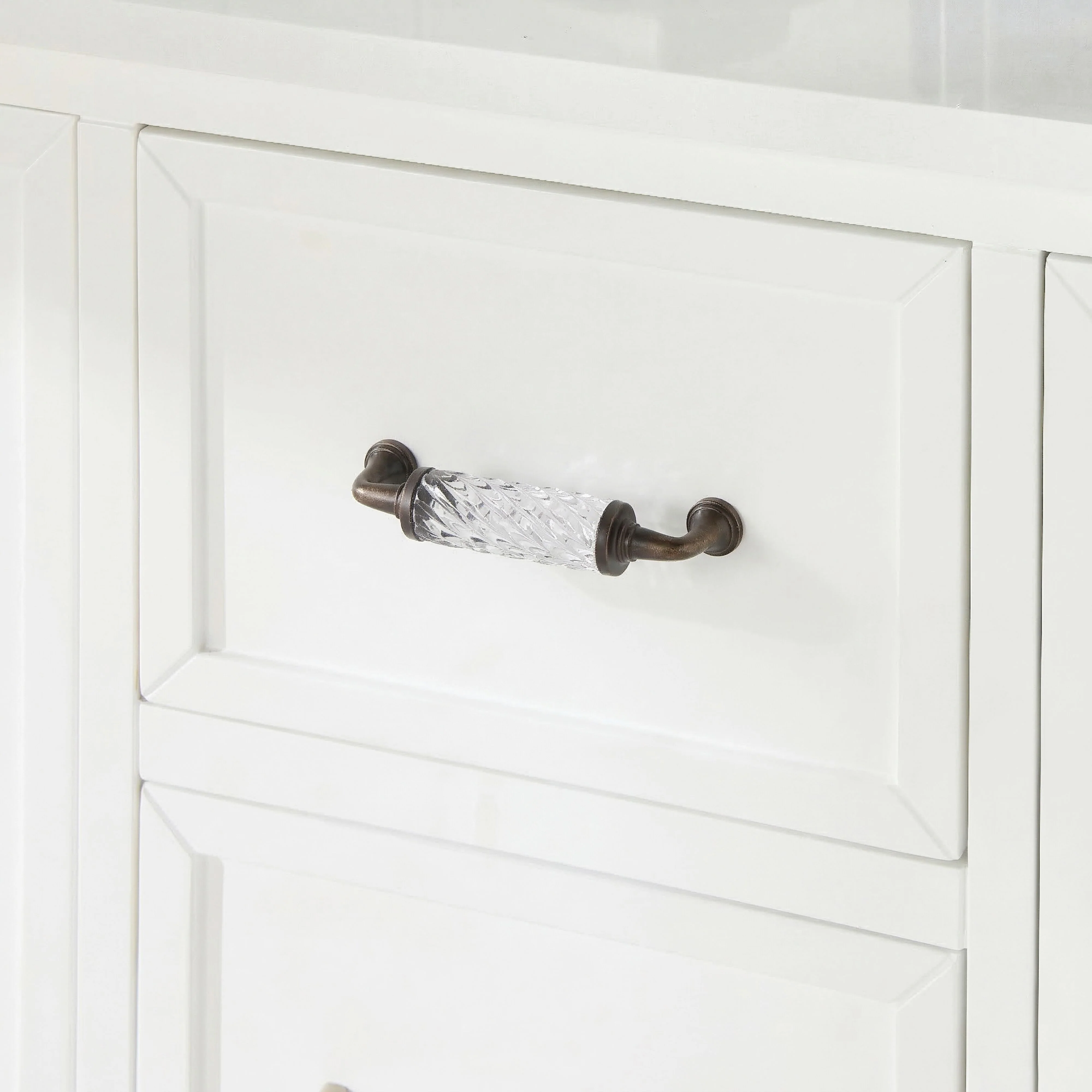 Glass Spiral Handle 9.5cm - Image 4