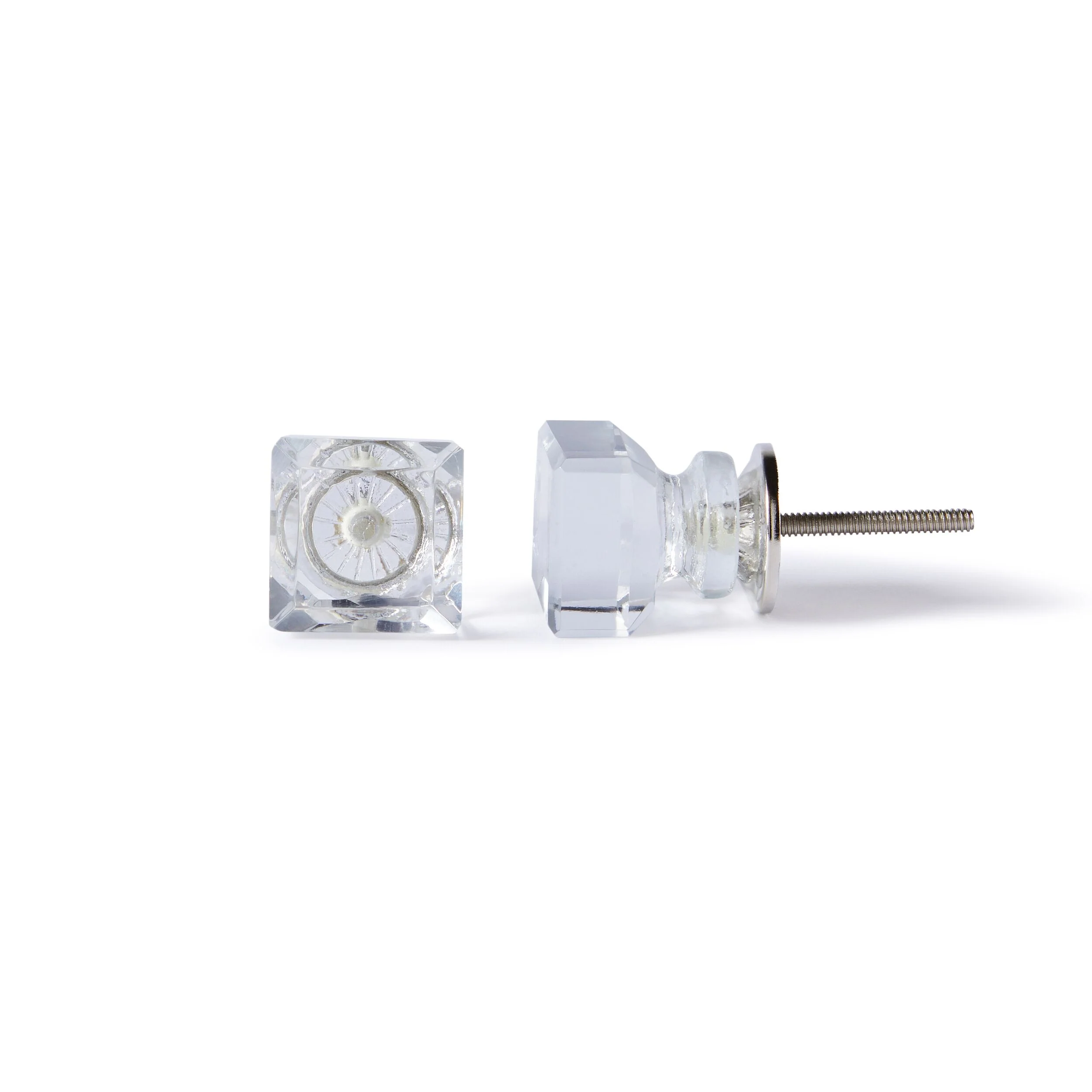Glass Square Knob 3.5cm - Image 2