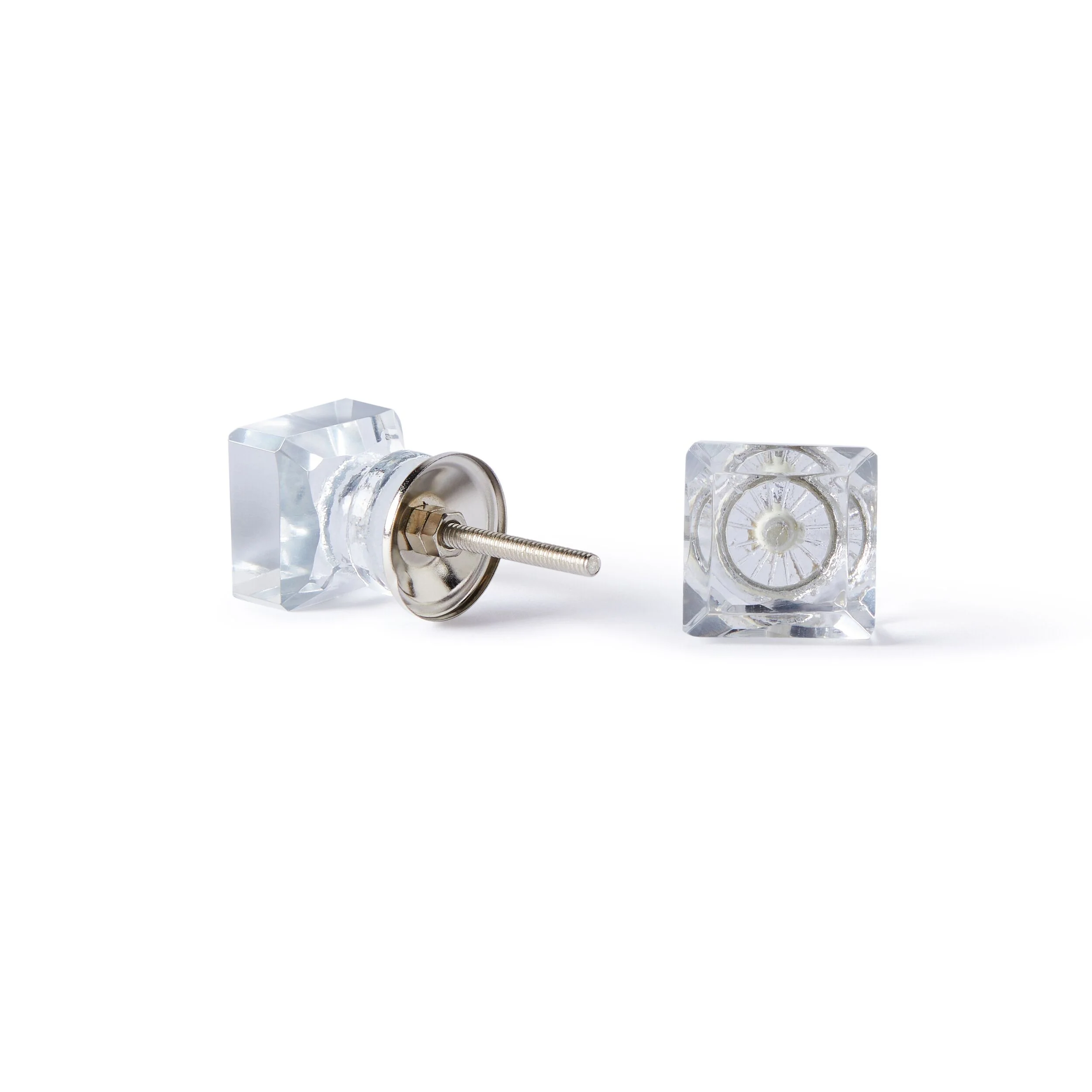 Glass Square Knob 3.5cm - Image 3