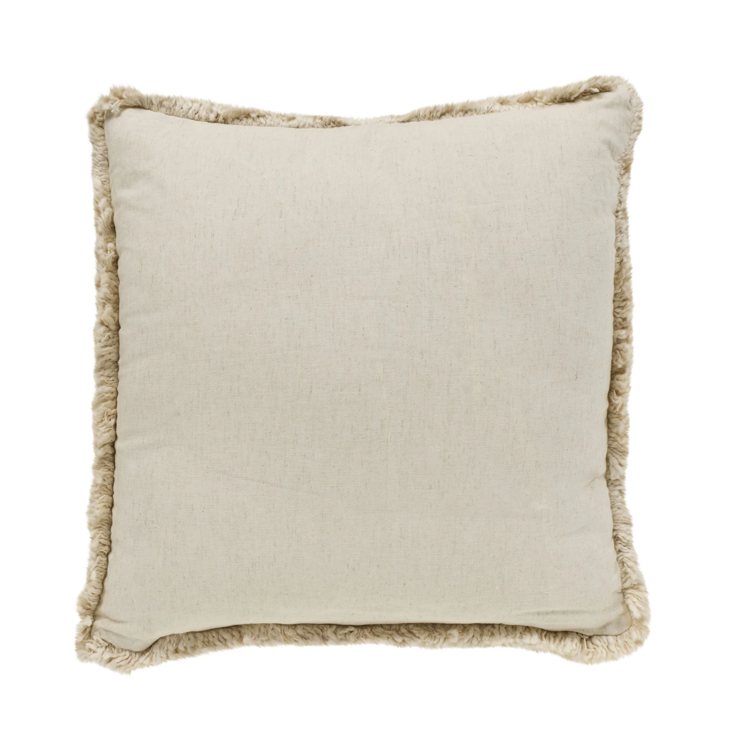 Golden Queen Bee Embroidered Cushion Vanilla 50x50cm - Image 2