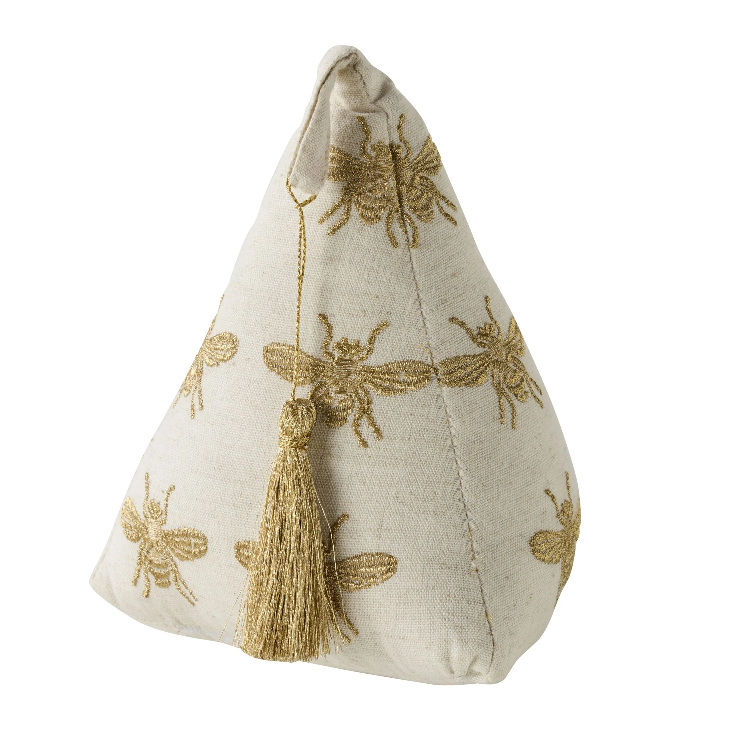 Golden Queen Bee Embroidered Door Stop - Image 2