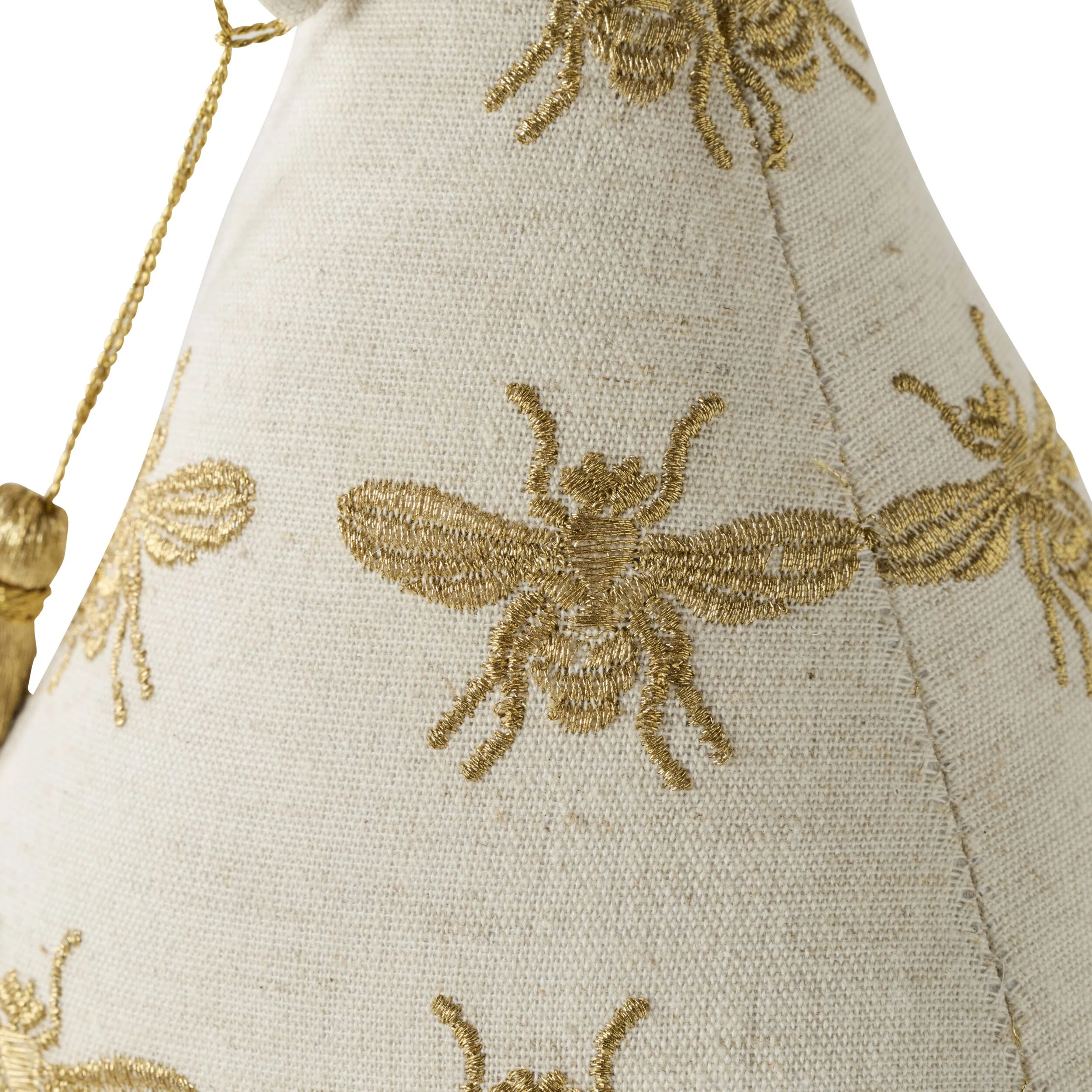 Golden Queen Bee Embroidered Door Stop - Image 3