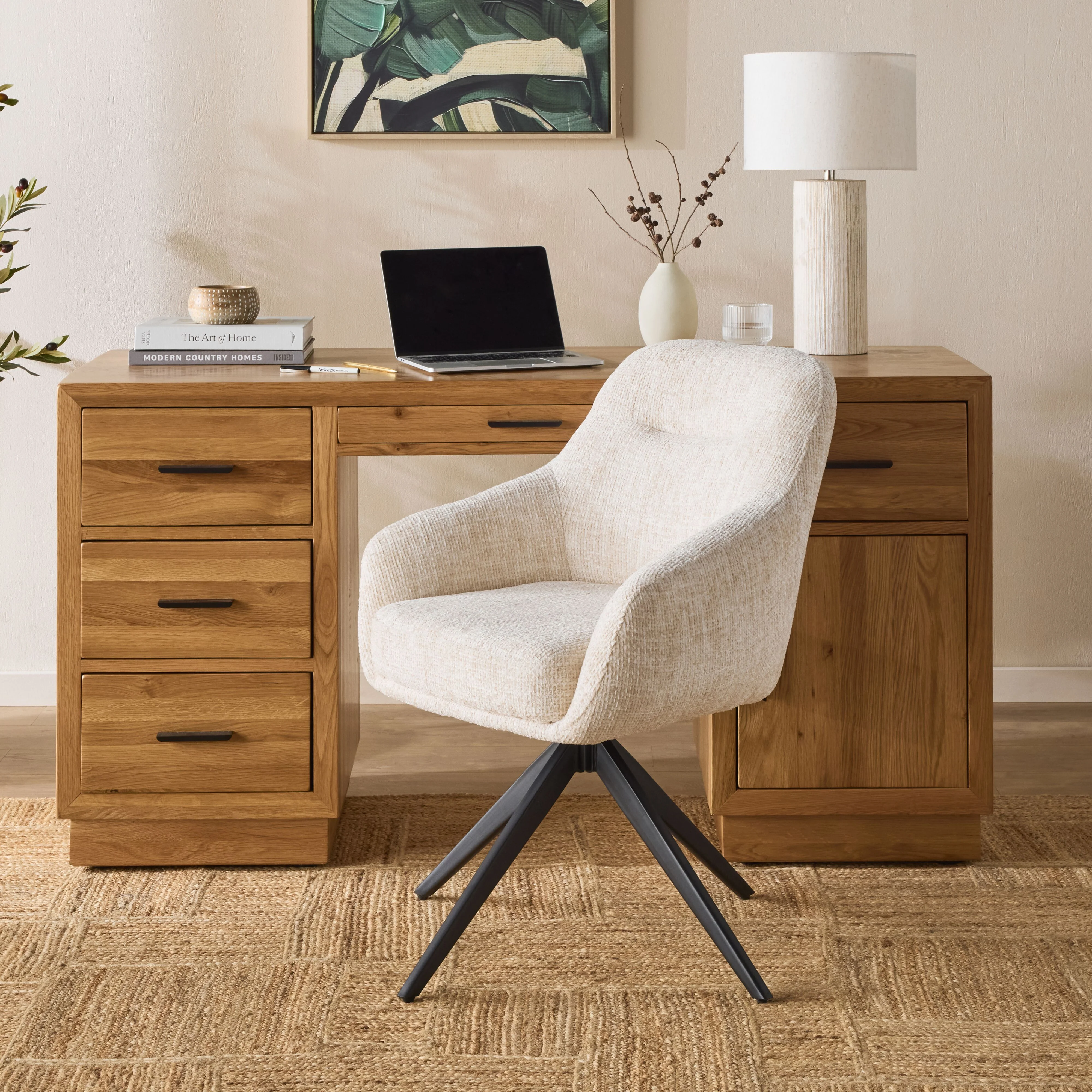 Gracie Desk Chair Natural - Image 7