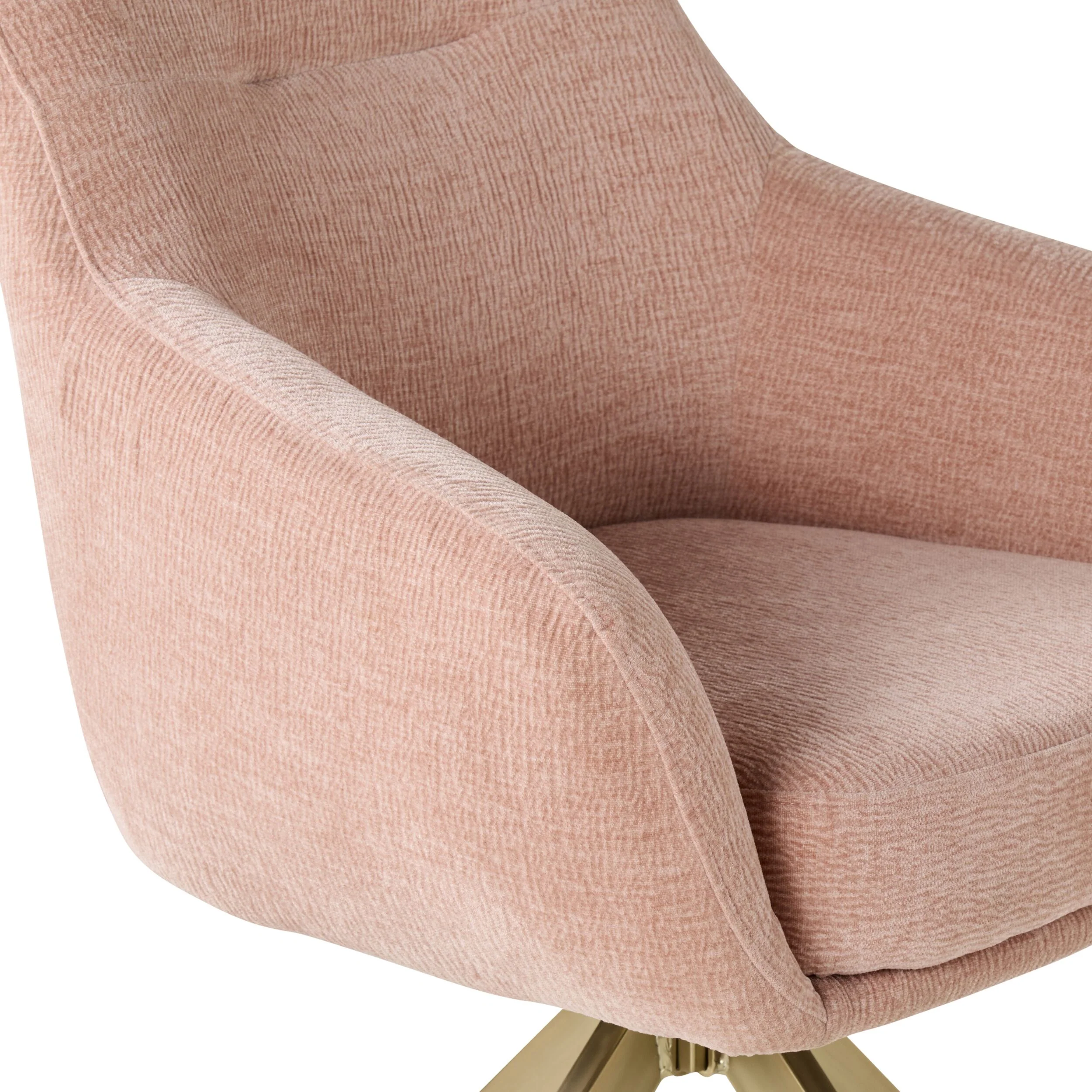 Gracie Desk Chair Rose - Image 5