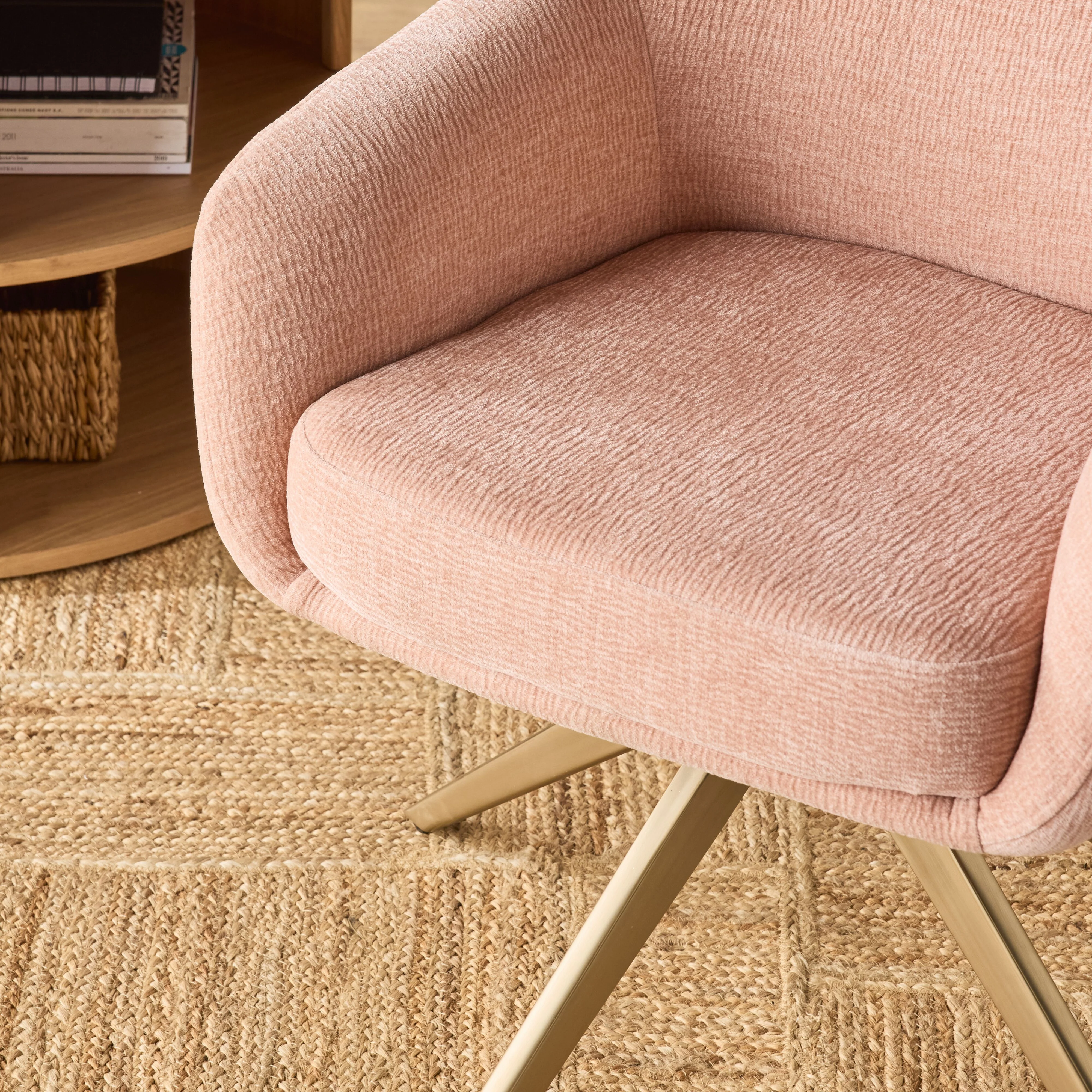 Gracie Desk Chair Rose - Image 9