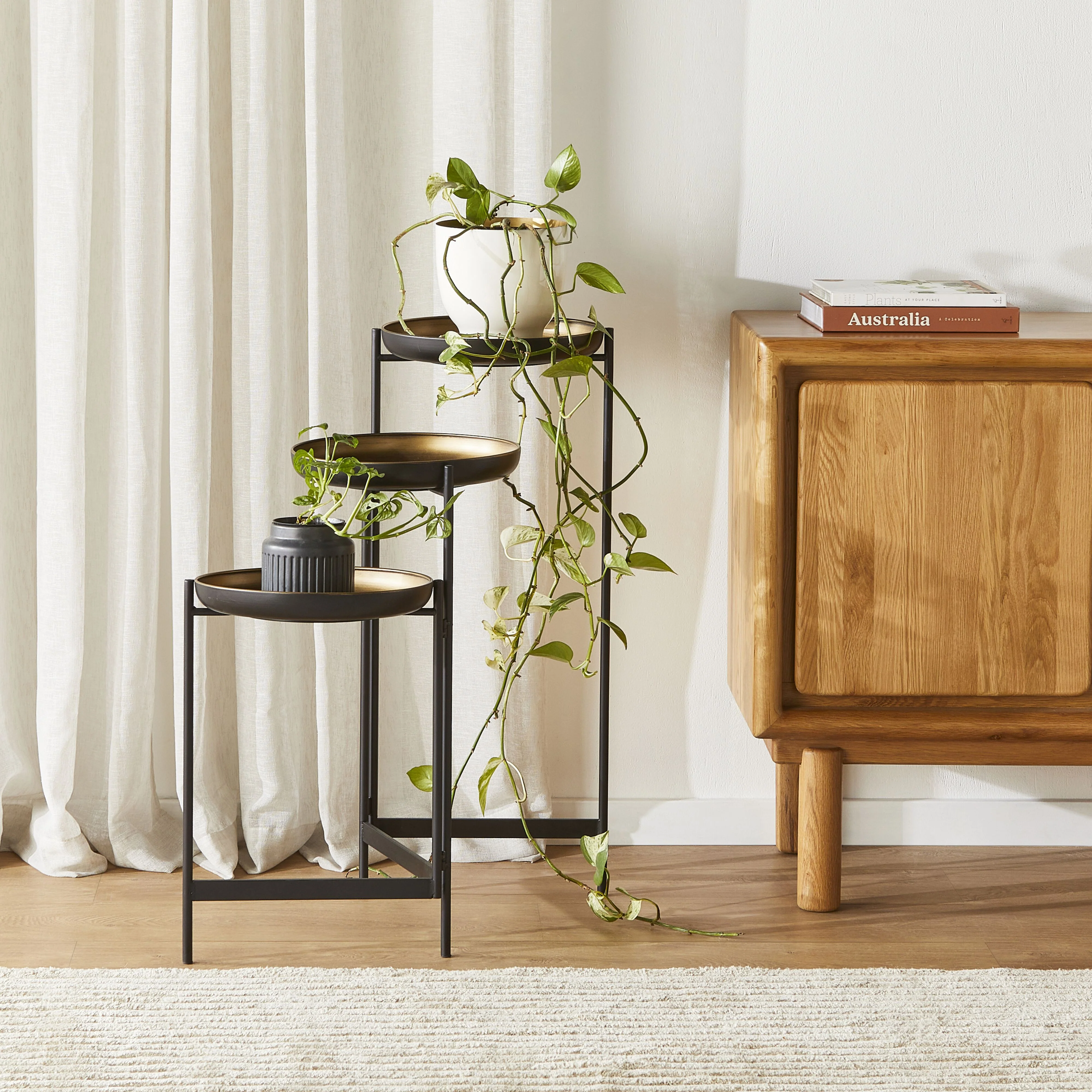 Gracie Tiered Plant Stand 34x31x80cm - Image 6