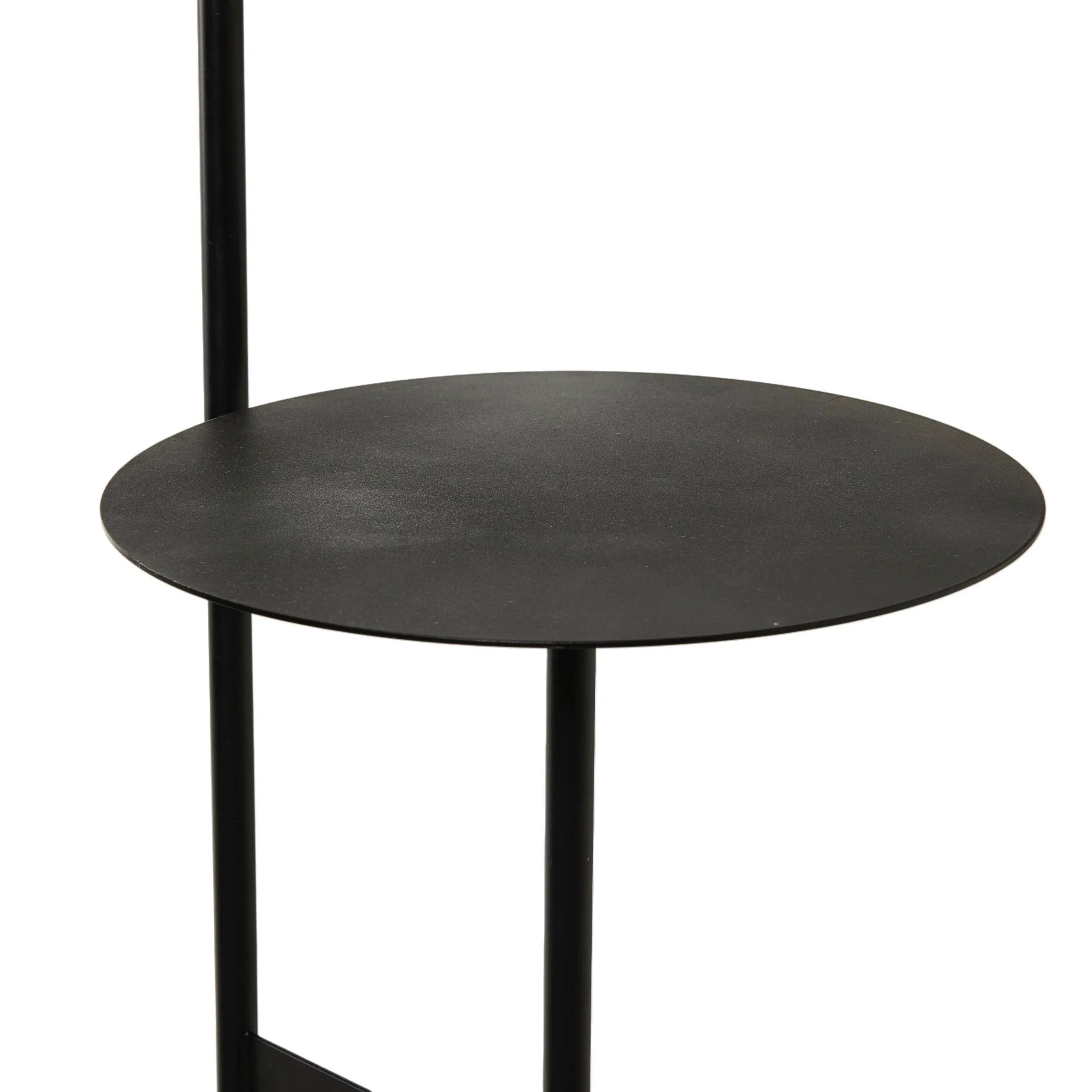 Grafton Marble Base Floor Lamp Black 163x45cm - Image 4