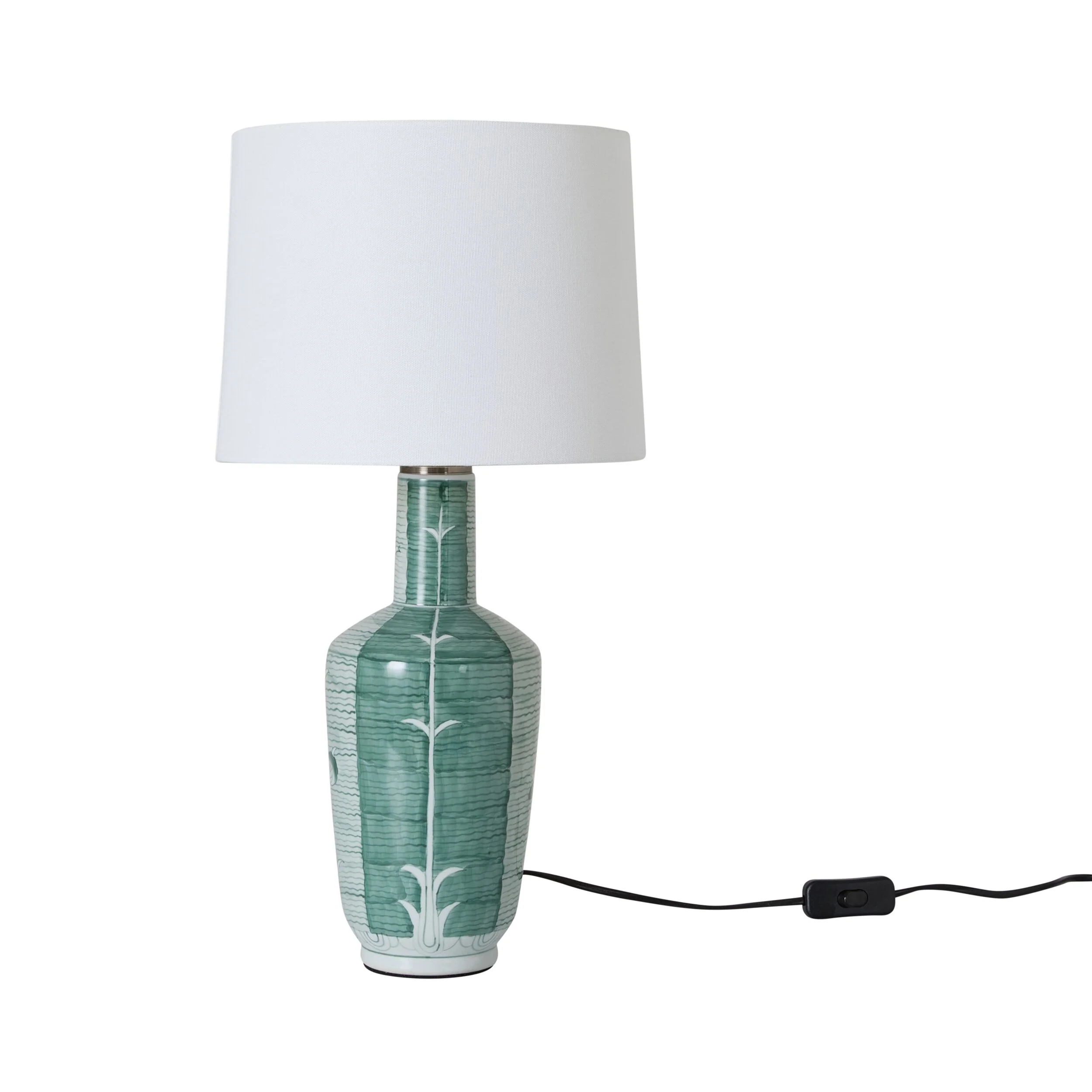 Green Lotus Table Lamp 56cm - Image 2