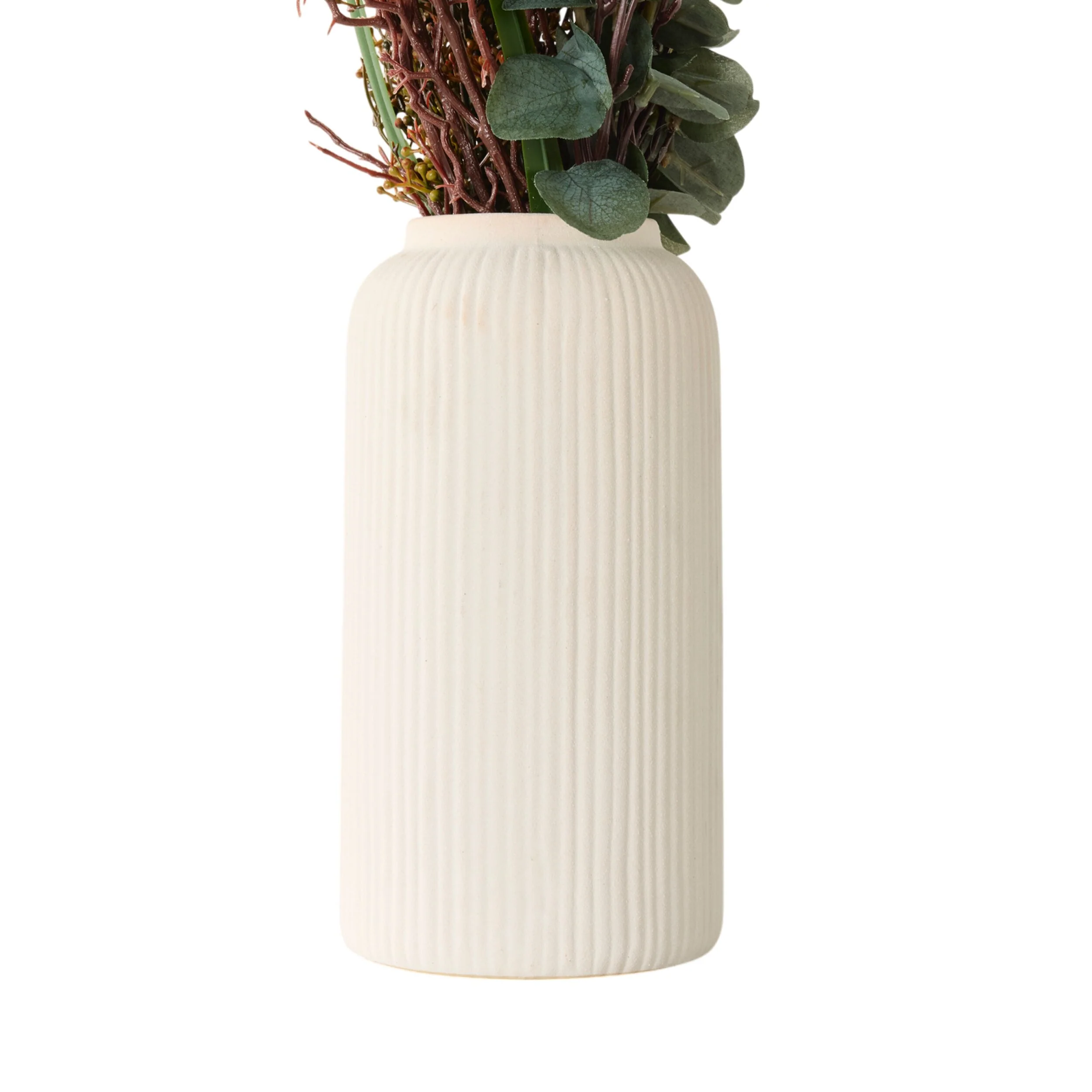 Greenery Arrangement in Ceramic Vase - Image 4