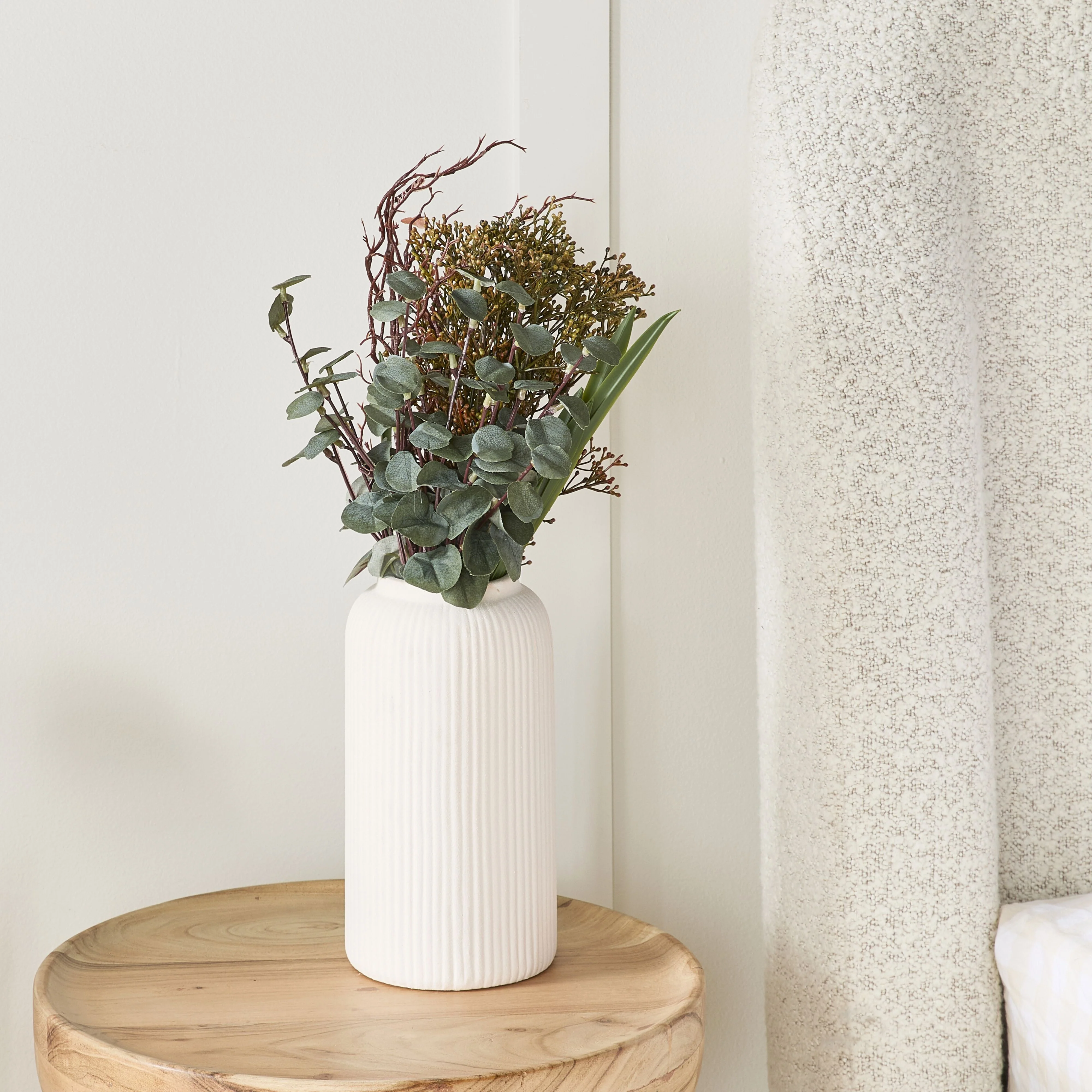 Greenery Arrangement in Ceramic Vase - Image 5