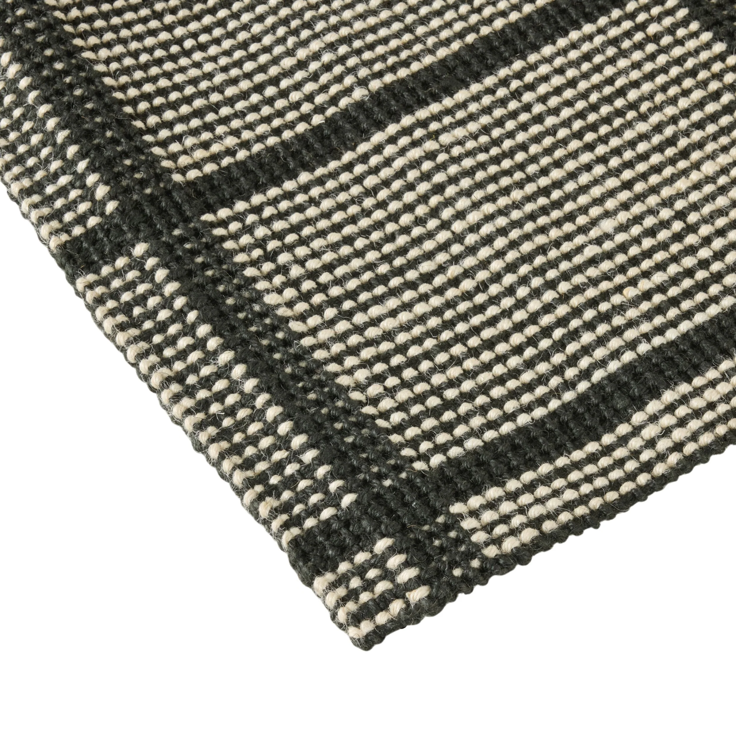 Grid Check Jute Doormat 60x90cm - Image 2