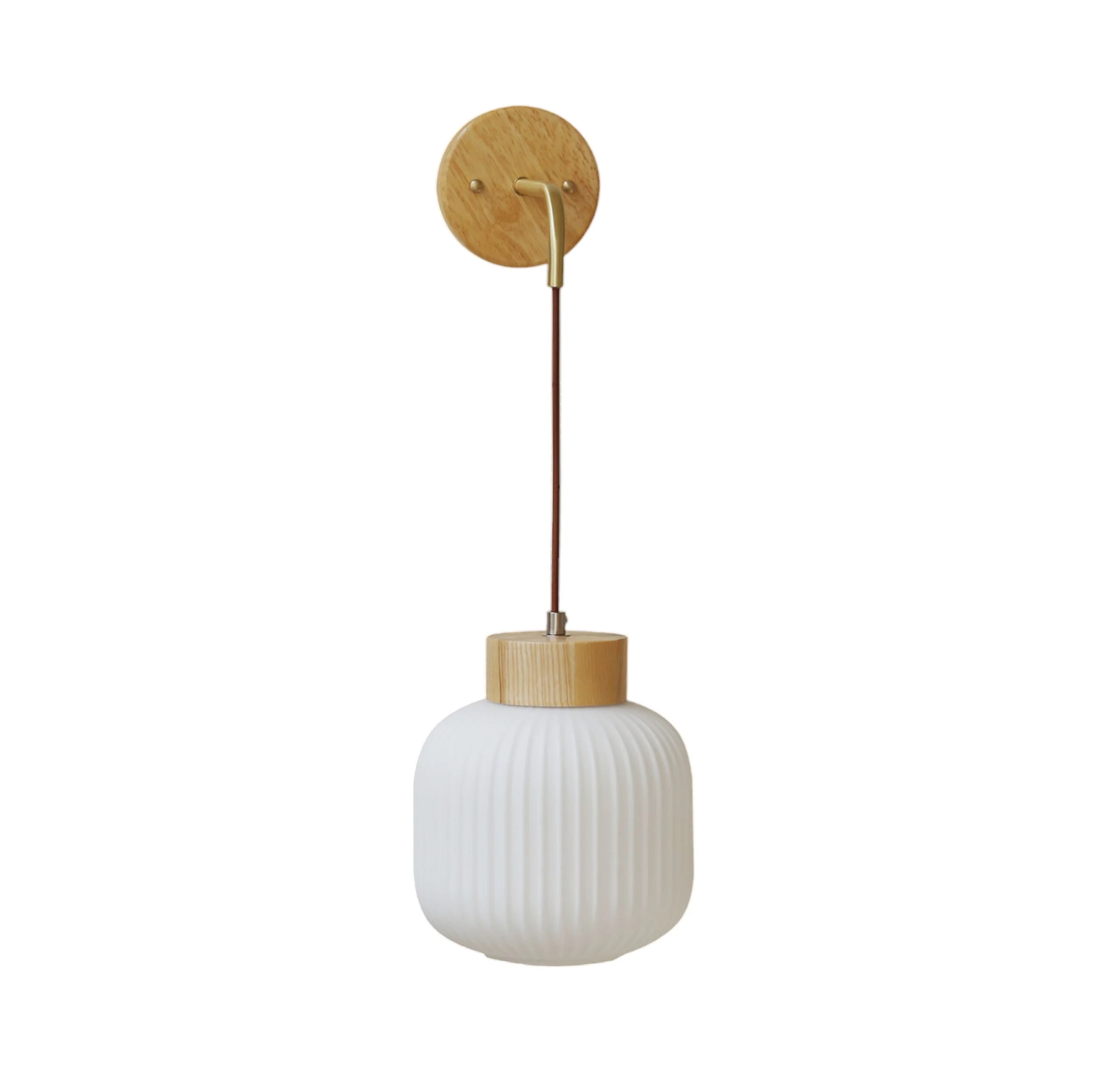Hallie Glass Wall Light 20x24cm