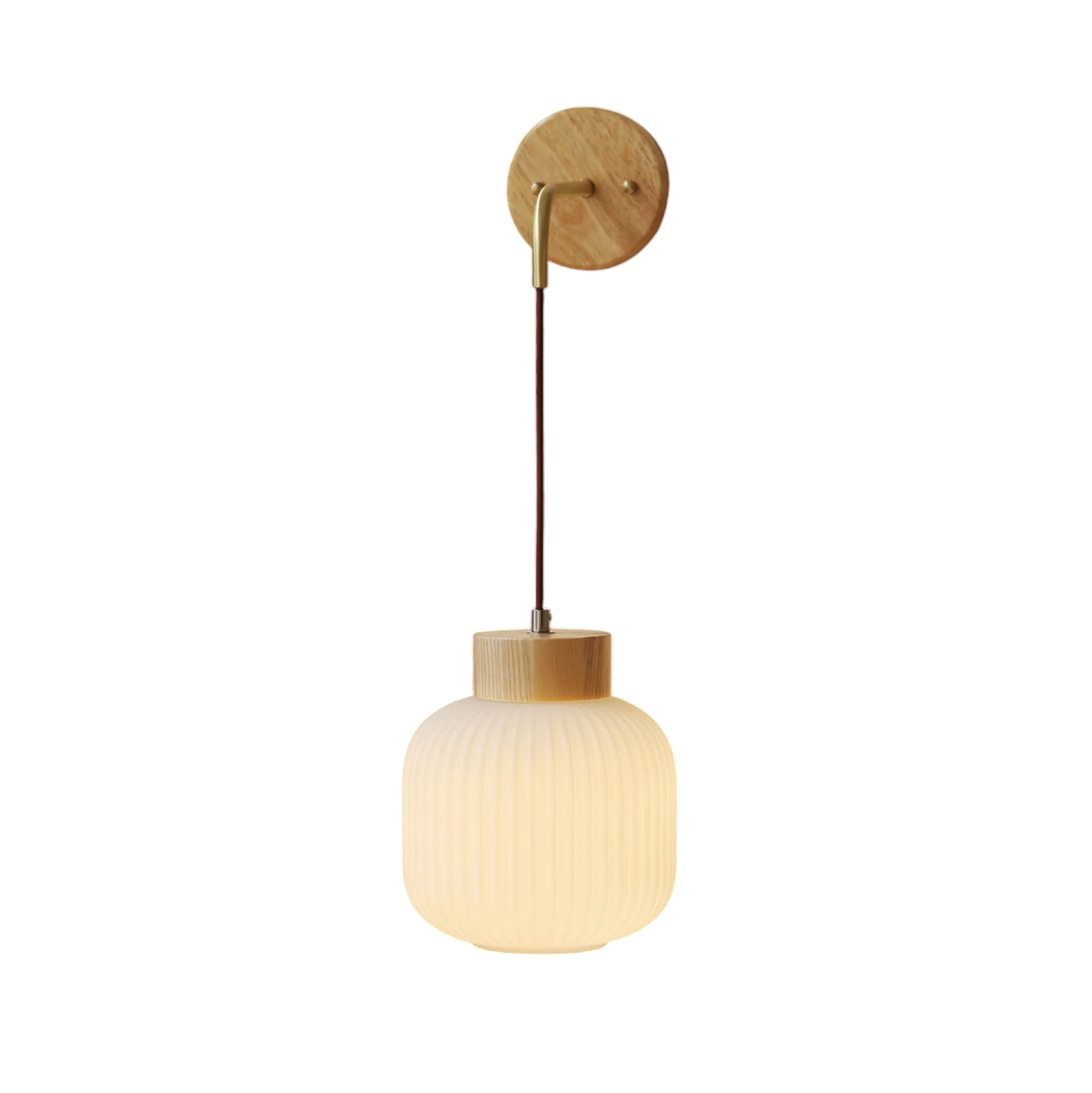 Hallie Glass Wall Light 20x24cm - Image 3