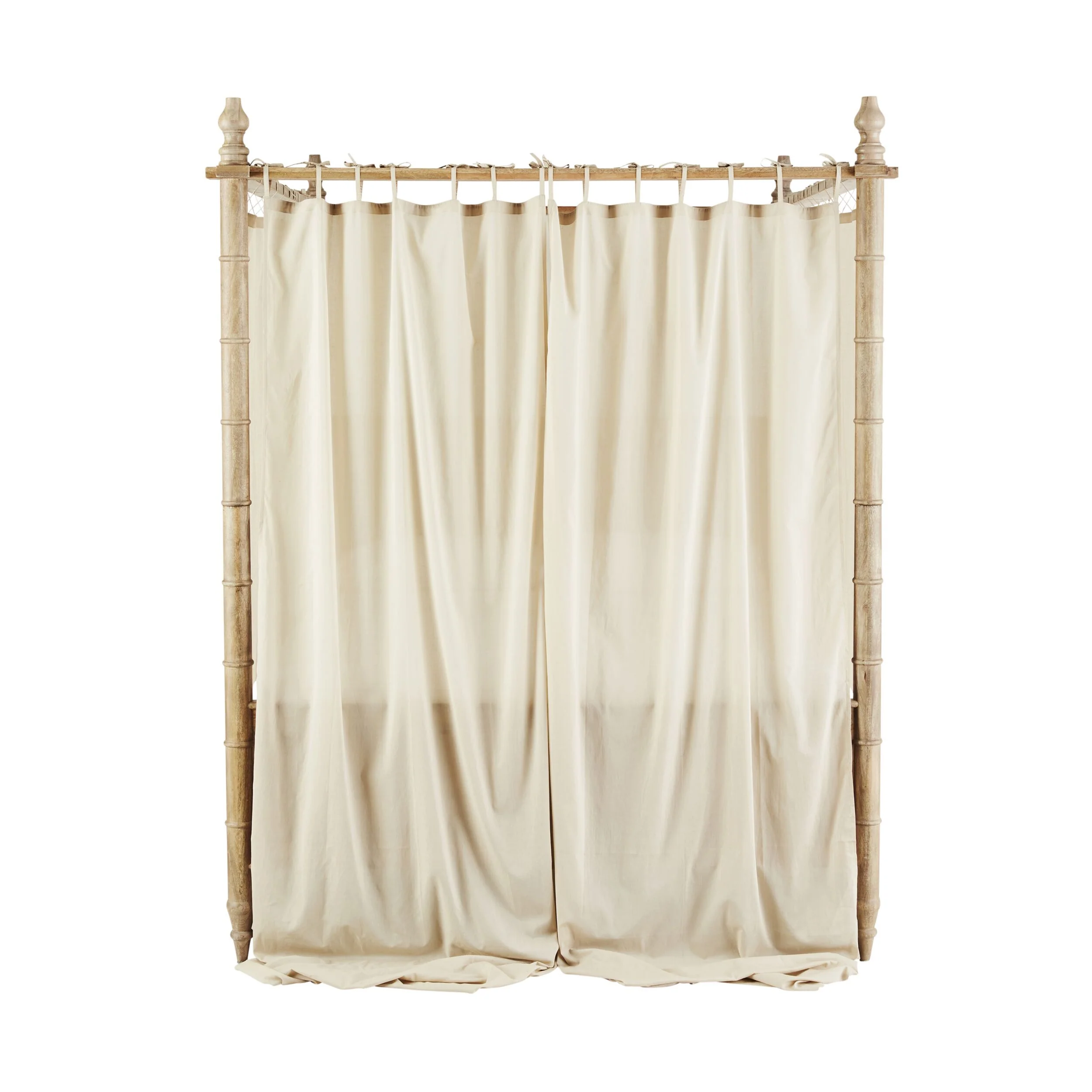 Hampton Mango Wood King Canopy Bed - Image 2