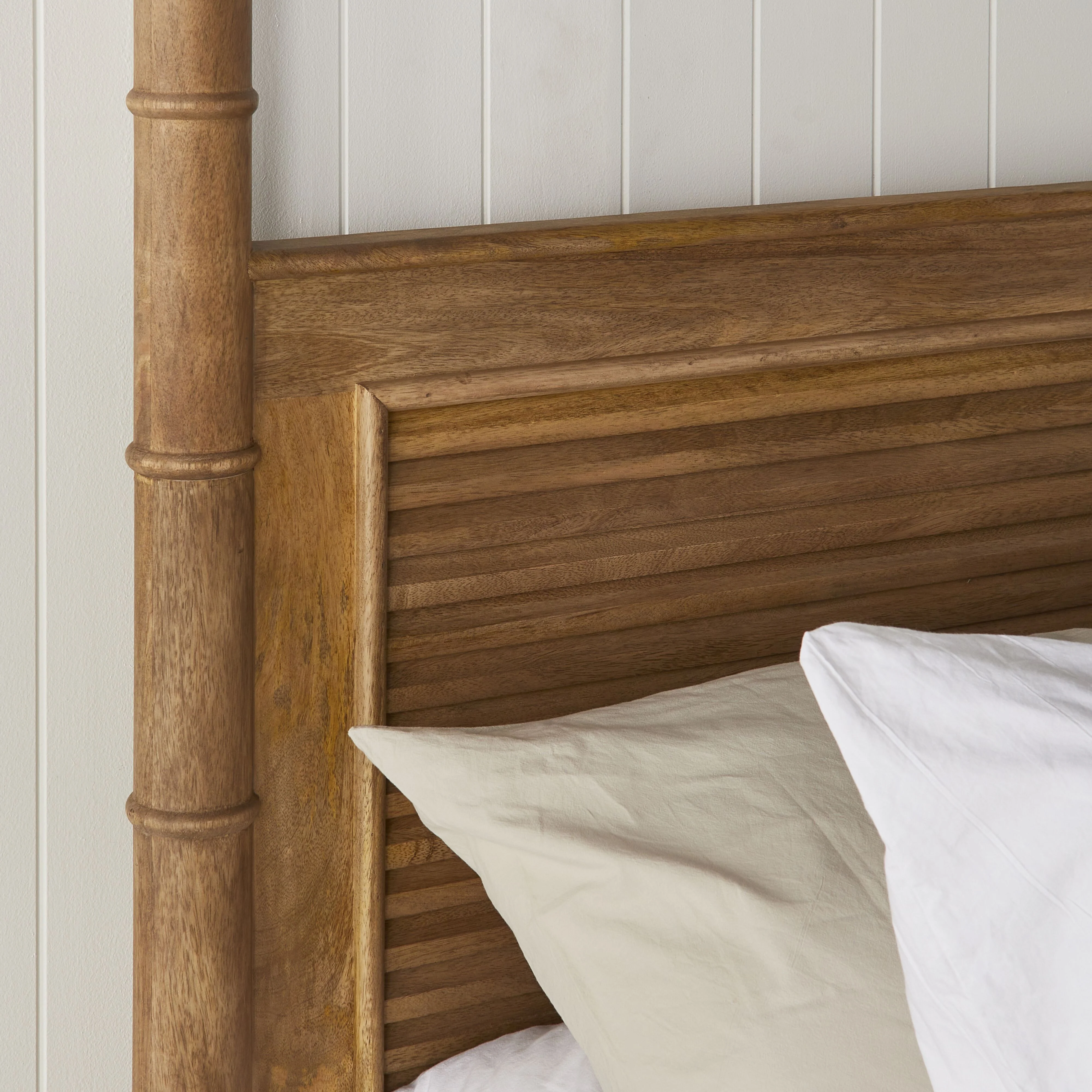 Hampton Mango Wood Queen Canopy Bed - Image 23