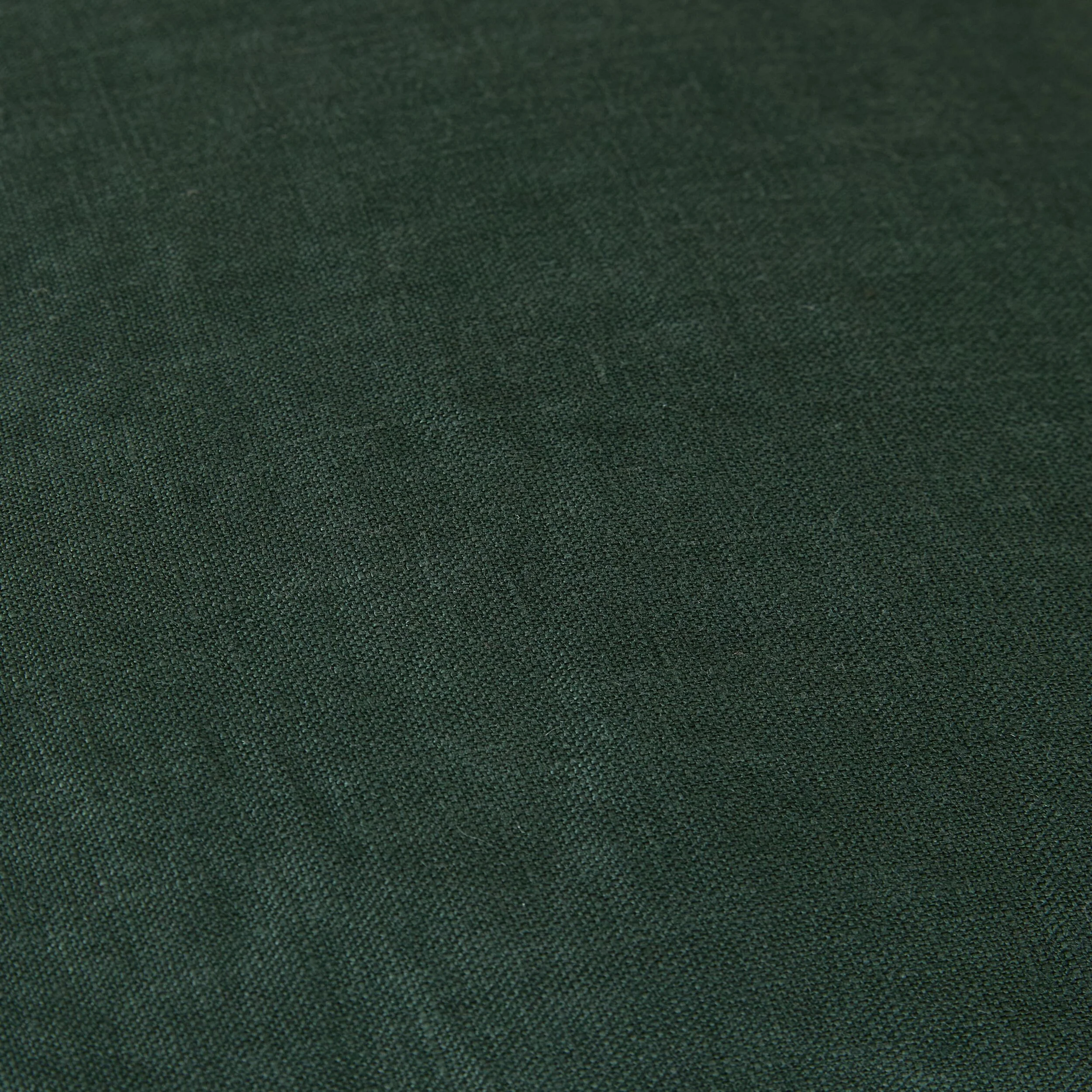 Hamptons French Linen Cushion Bottle Green 50x50cm - Image 3