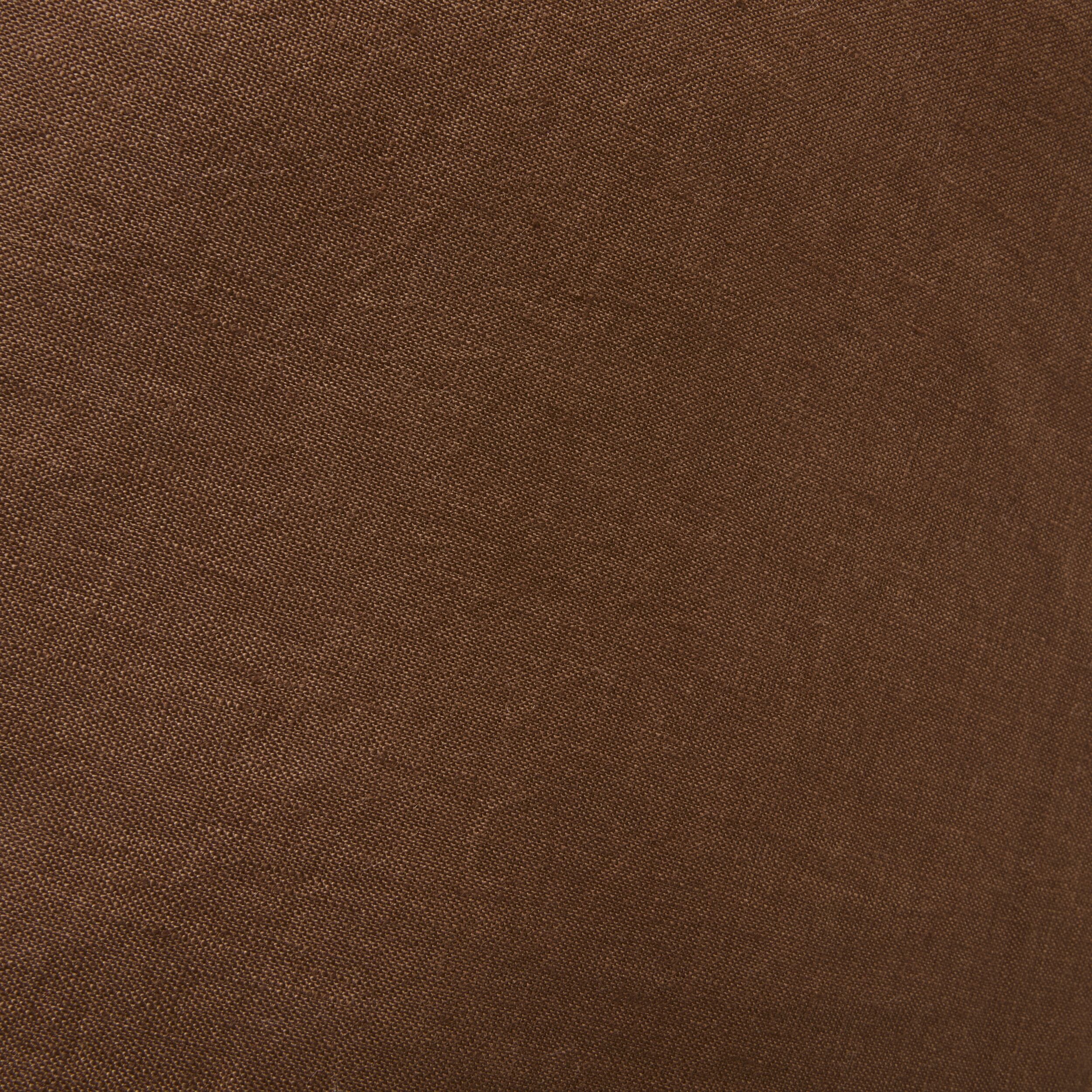 Hamptons French Linen Cushion Chocolate 50x50cm - Image 3