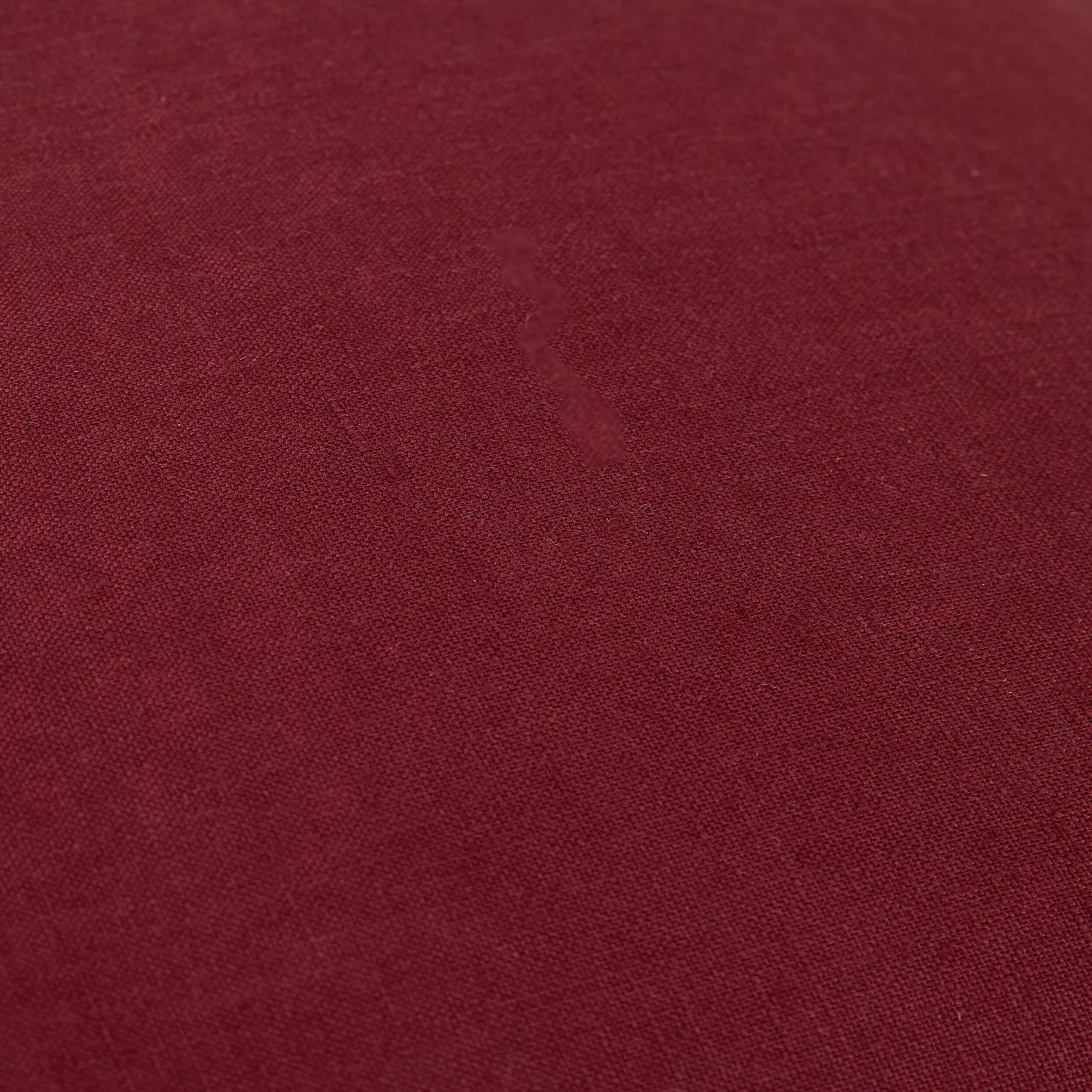Hamptons French Linen Cushion Claret 50x50cm - Image 3