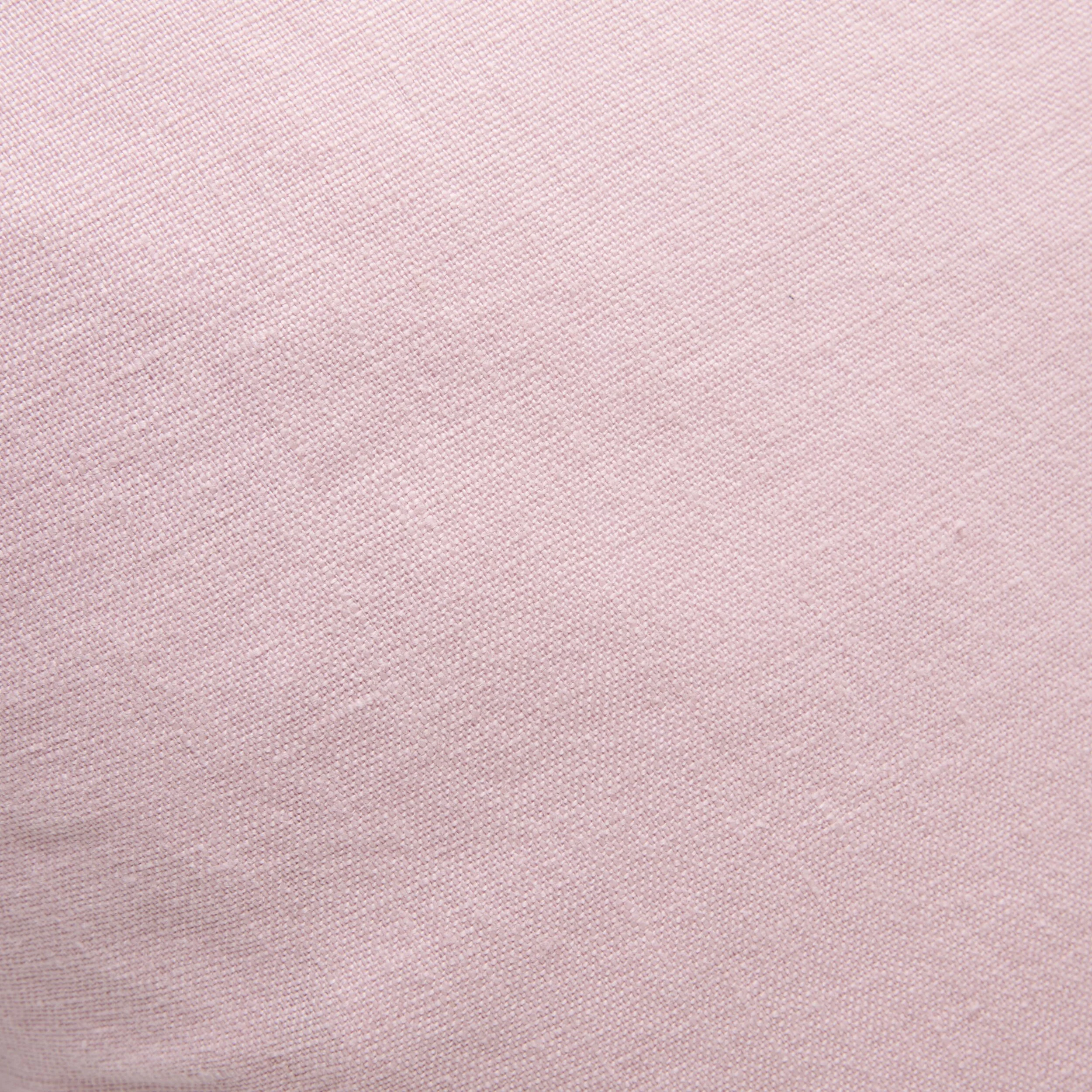 Hamptons French Linen Cushion Dusty Mauve 50x50cm - Image 3