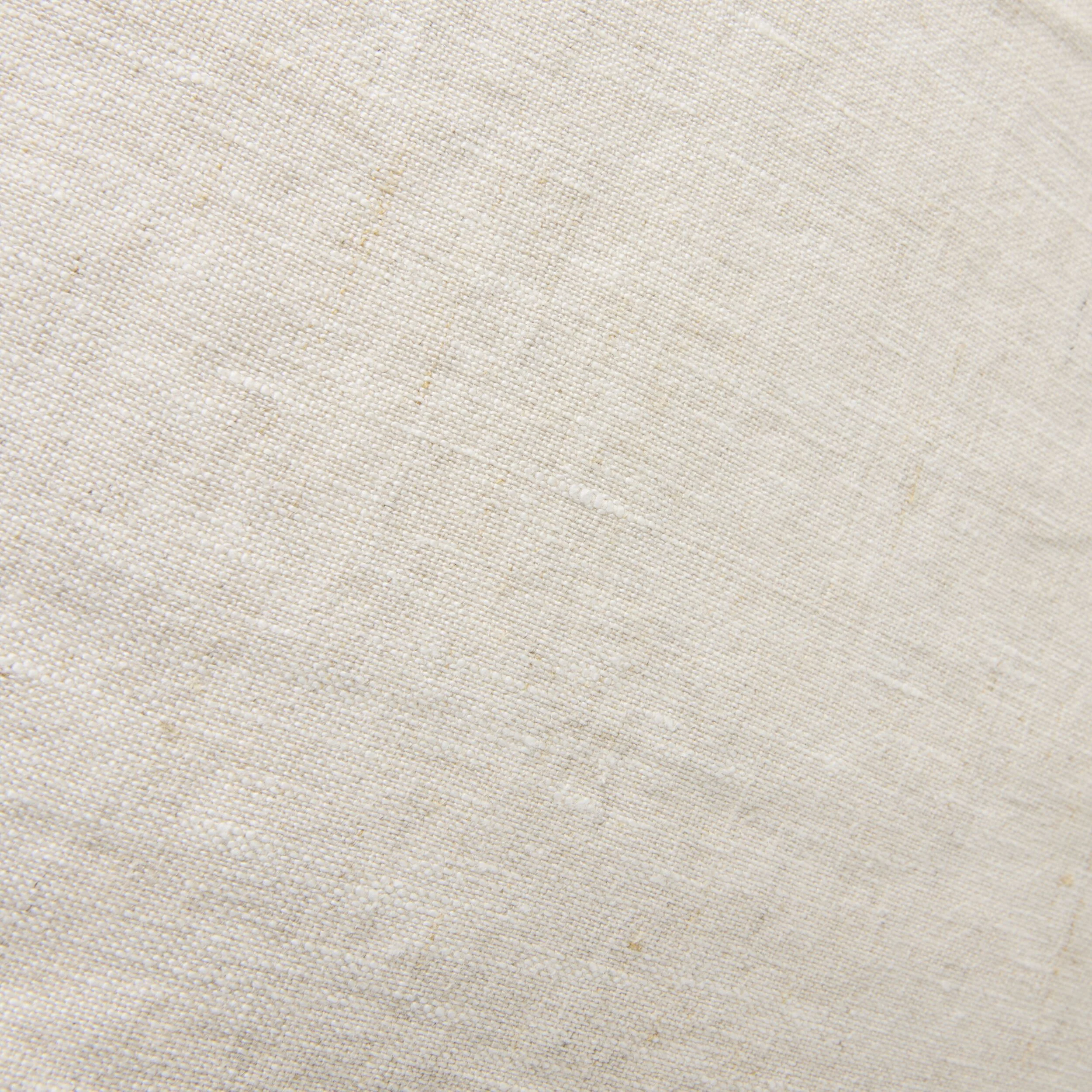 Hamptons French Linen Cushion Natural 50x50cm - Image 3